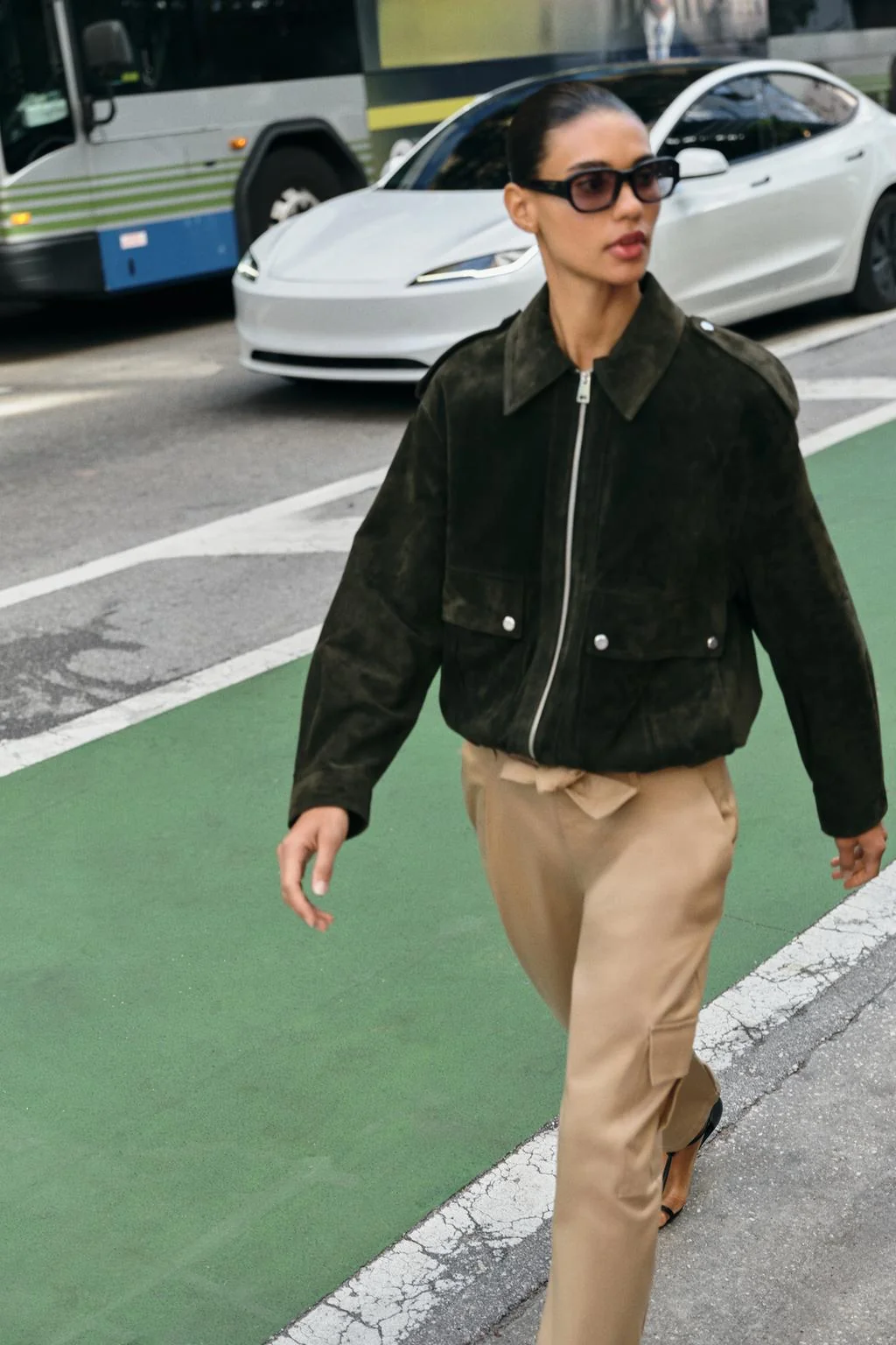 Куртка из 100% замши