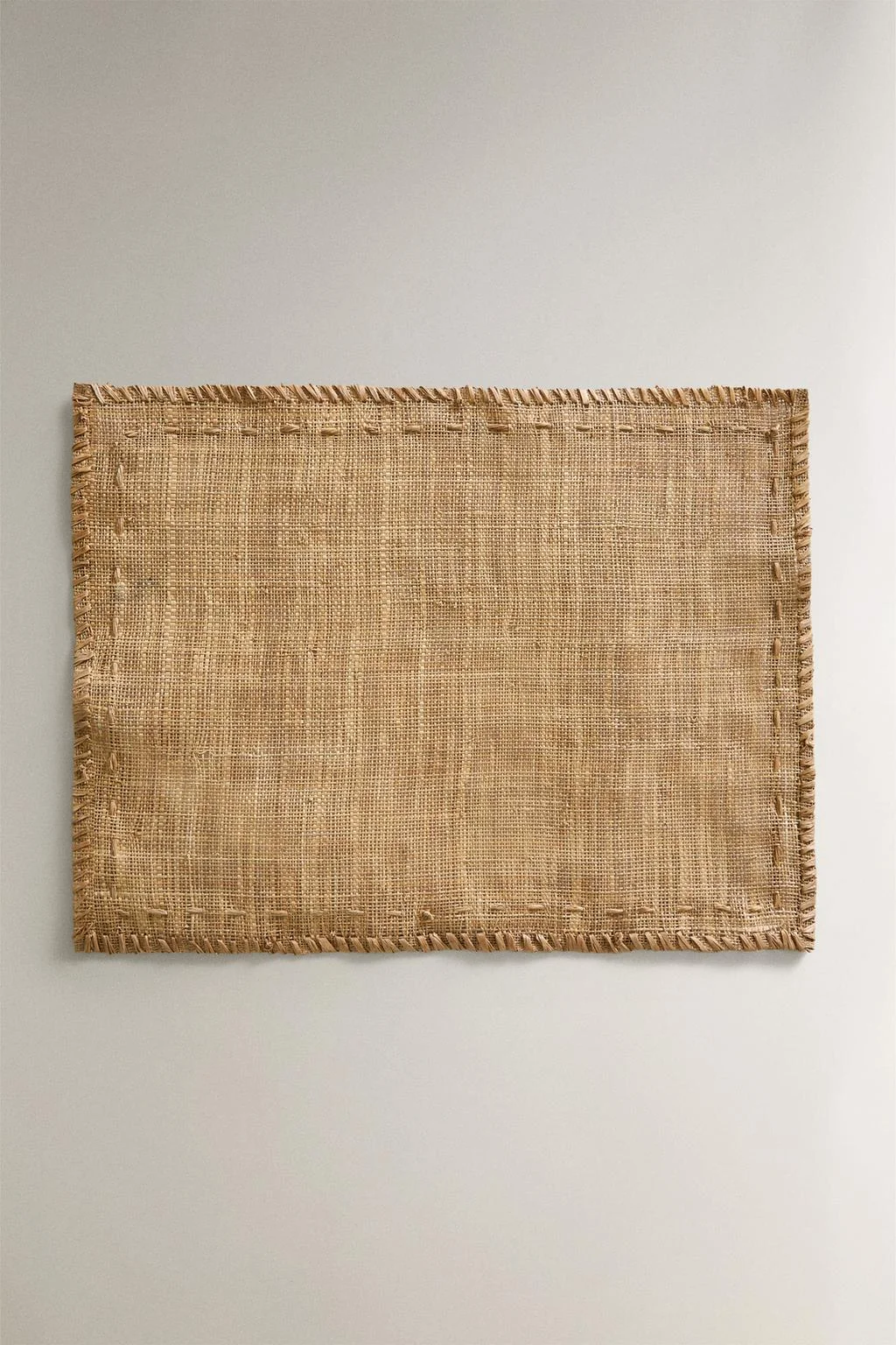 Салфетка для стола из волокна с машинной строчкой — Подставки под тарелки