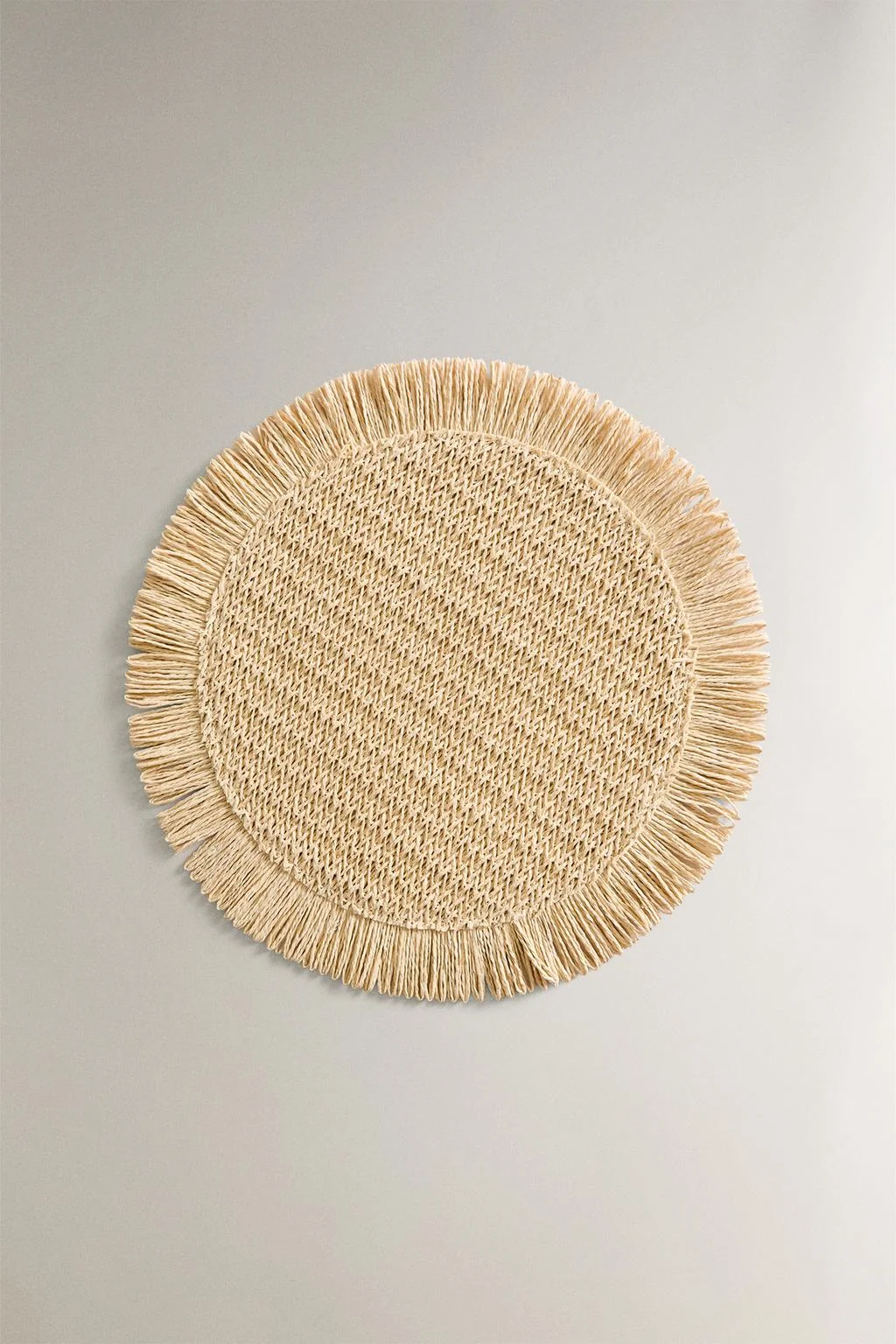 Бумажная салфетка для стола с бахромой (набор из 2) — Подставки под тарелки