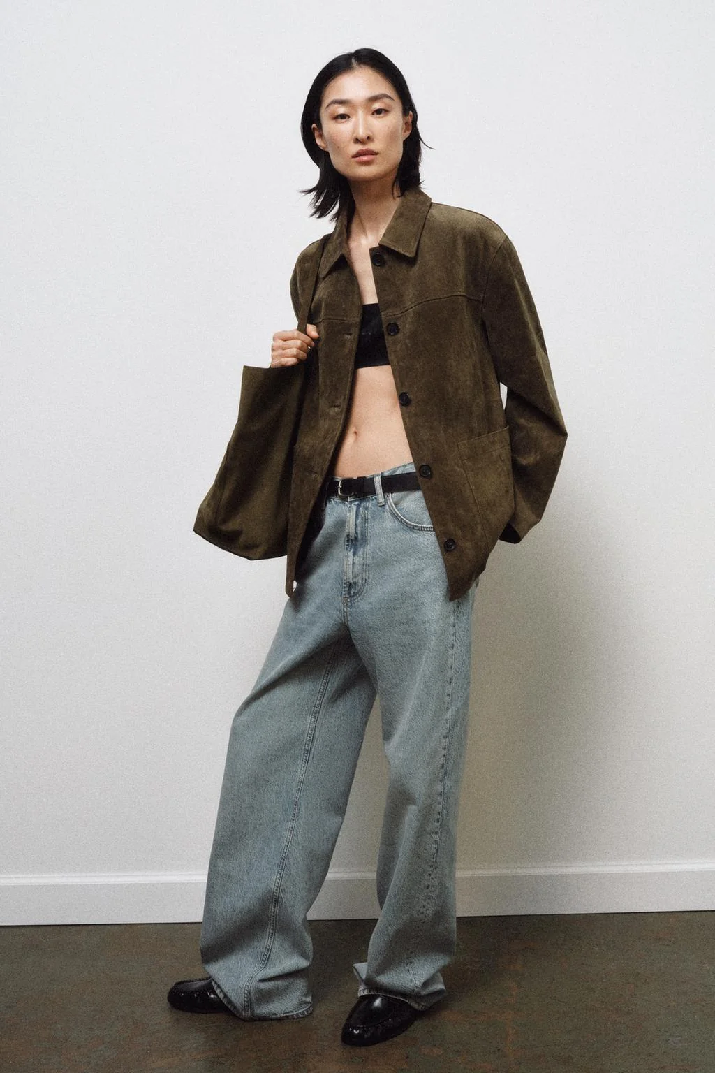 Кожаная куртка 100% замша ZW COLLECTION LIMITED EDITION