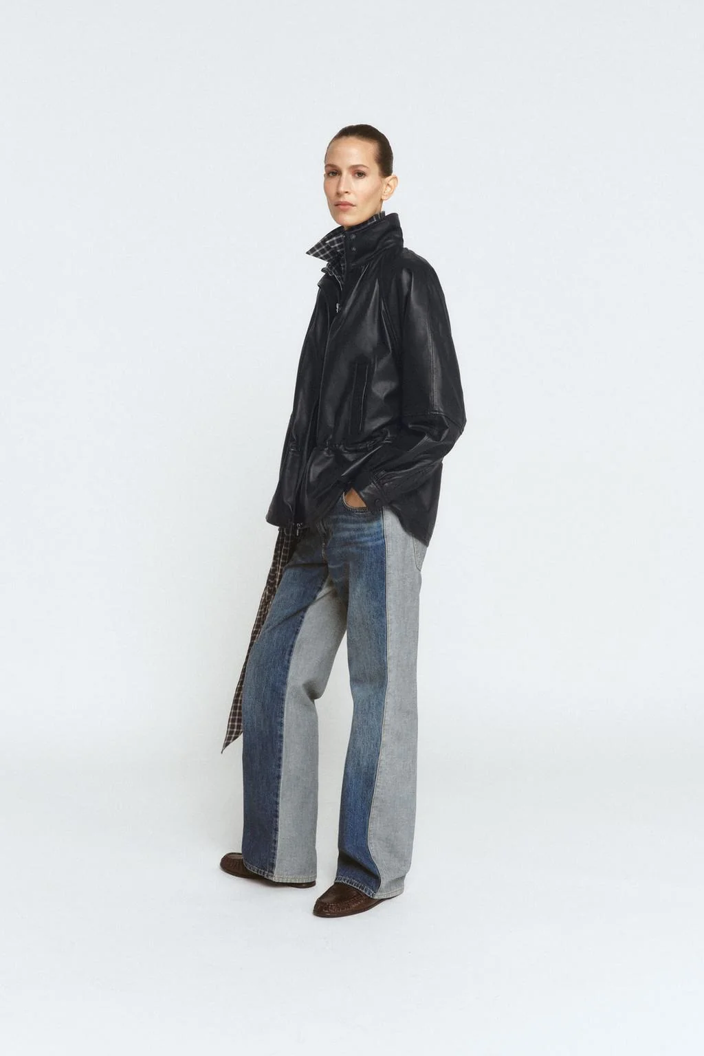 Куртка из 100% кожи ZW коллекции лимитированной серии