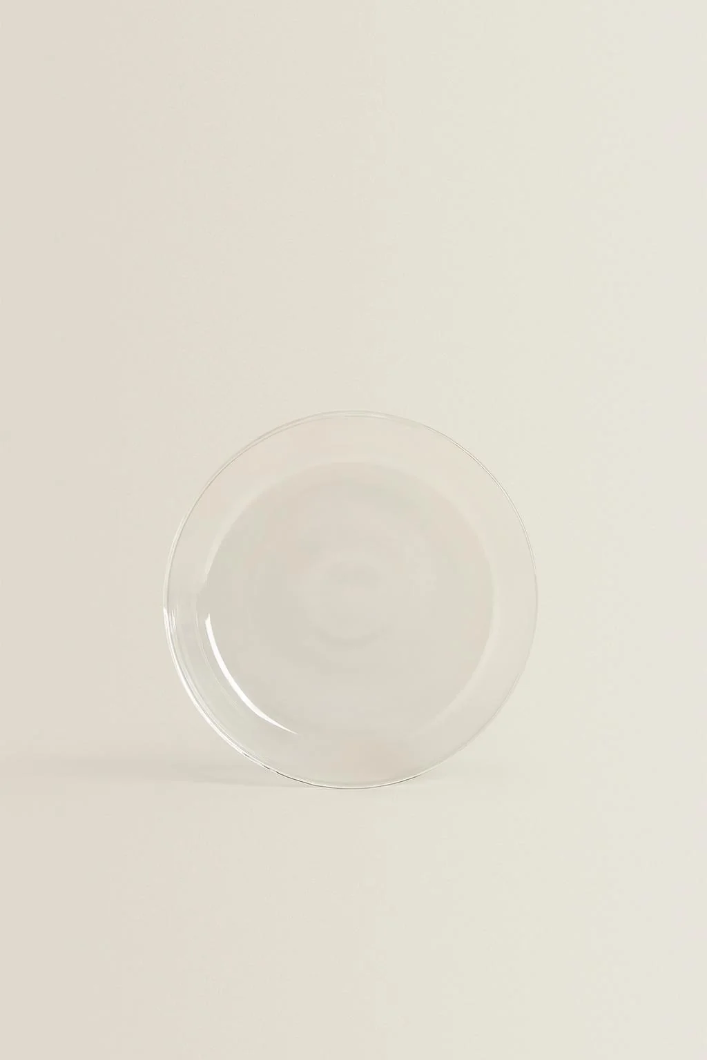 Боросиликатная стеклянная тарелка для закусок с каймой — Керамические плиты | блюда