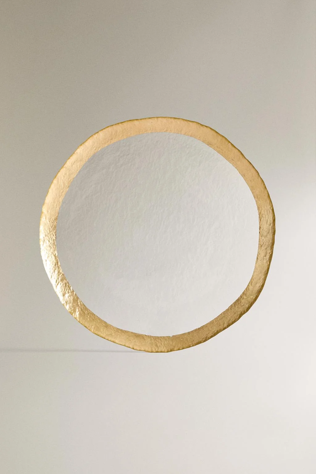 Стеклянная сервировочная тарелка с каймой — Керамические плиты | блюда