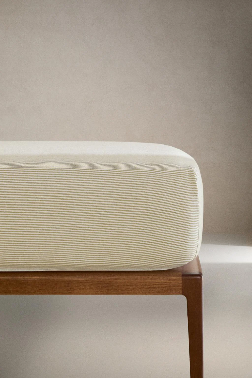 Детская полосатая муселиновая наволочка