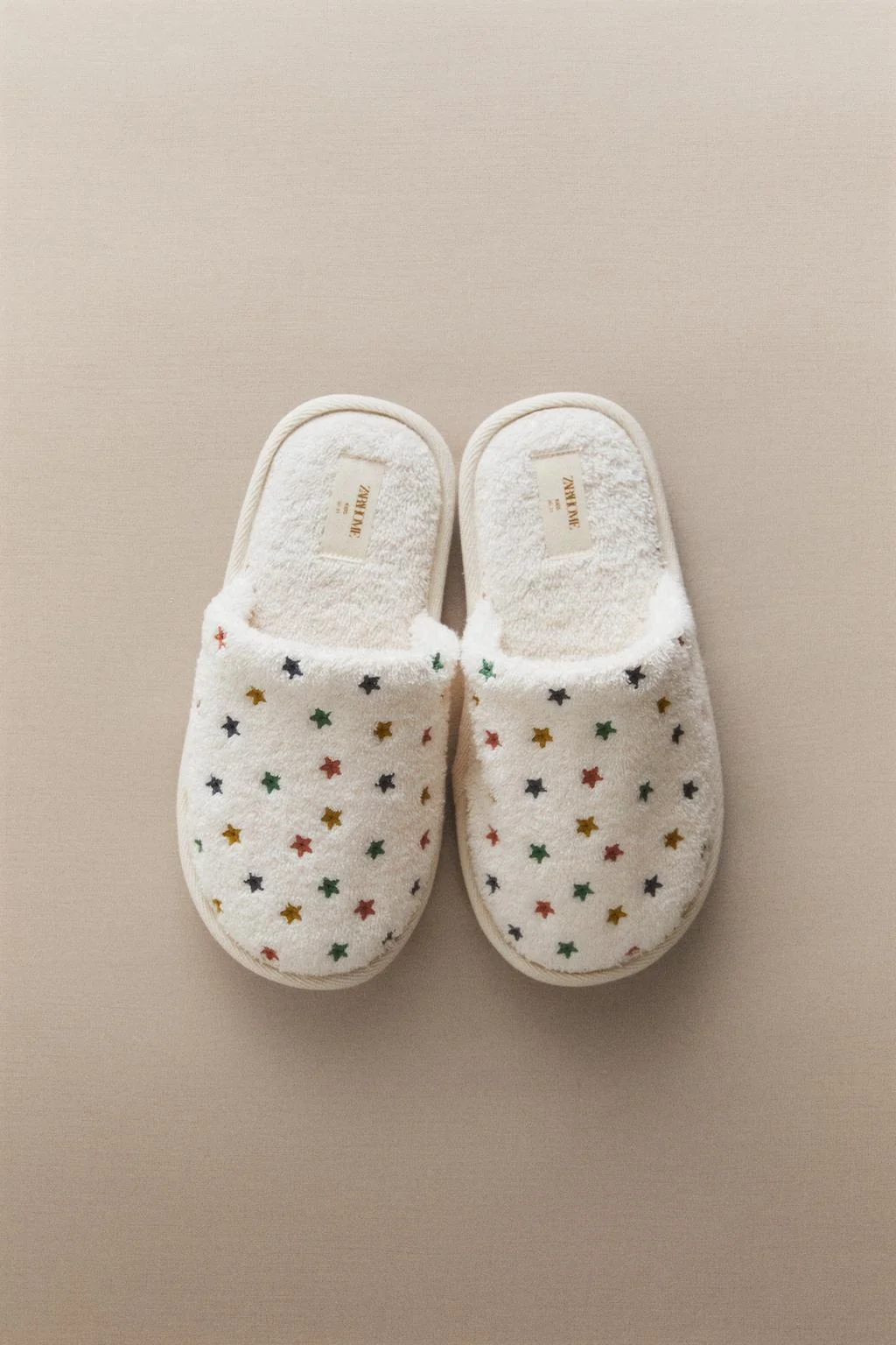 Махровые мюли с звёздным принтом для ванной — Кобузы | аксессуары