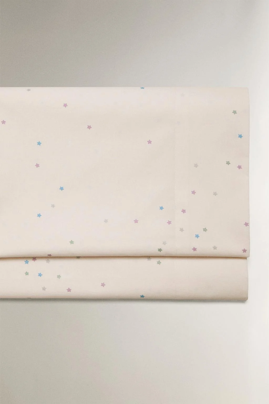 Детское хлопковое простынь со звёздами