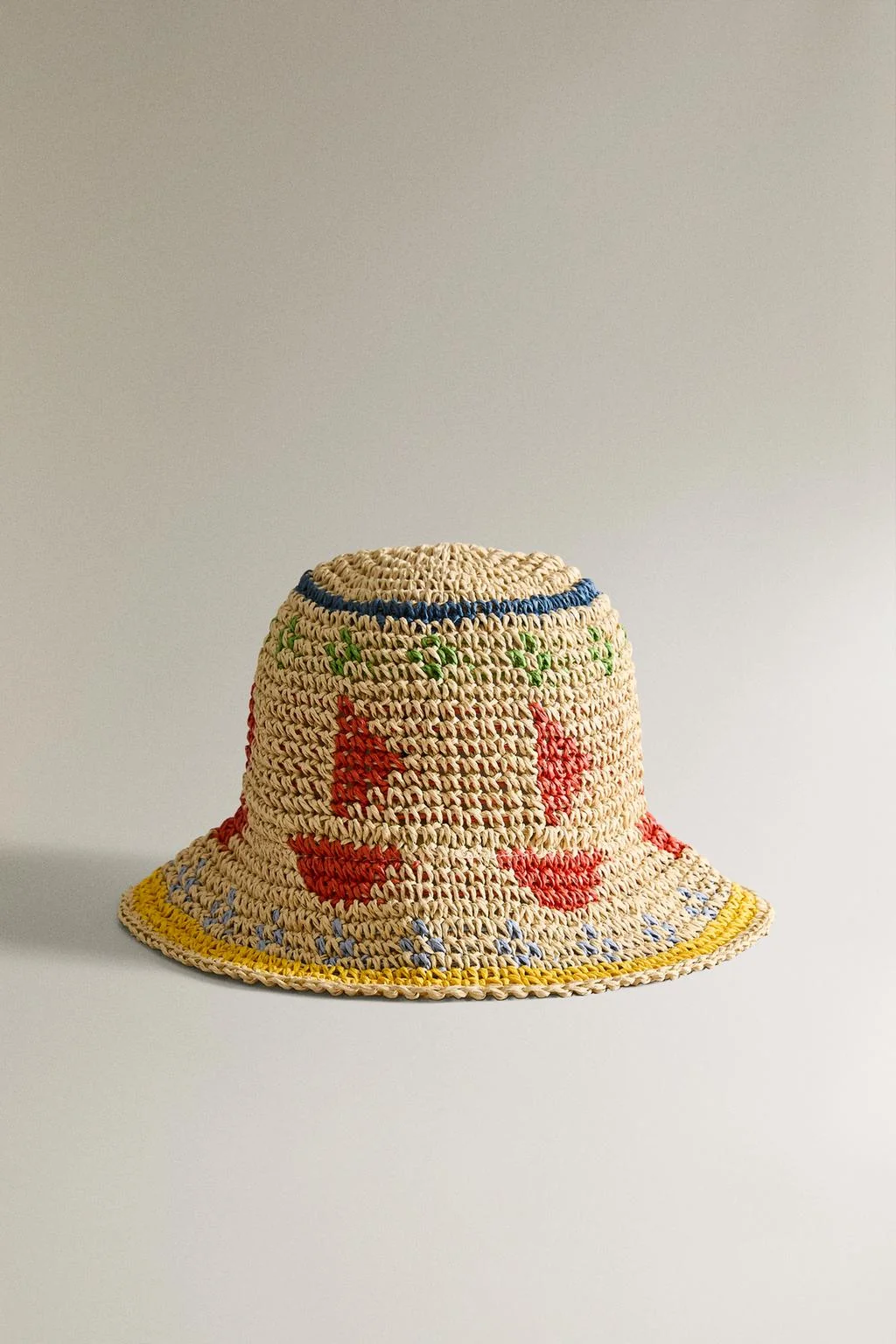 Детская панама с принтом бумаги