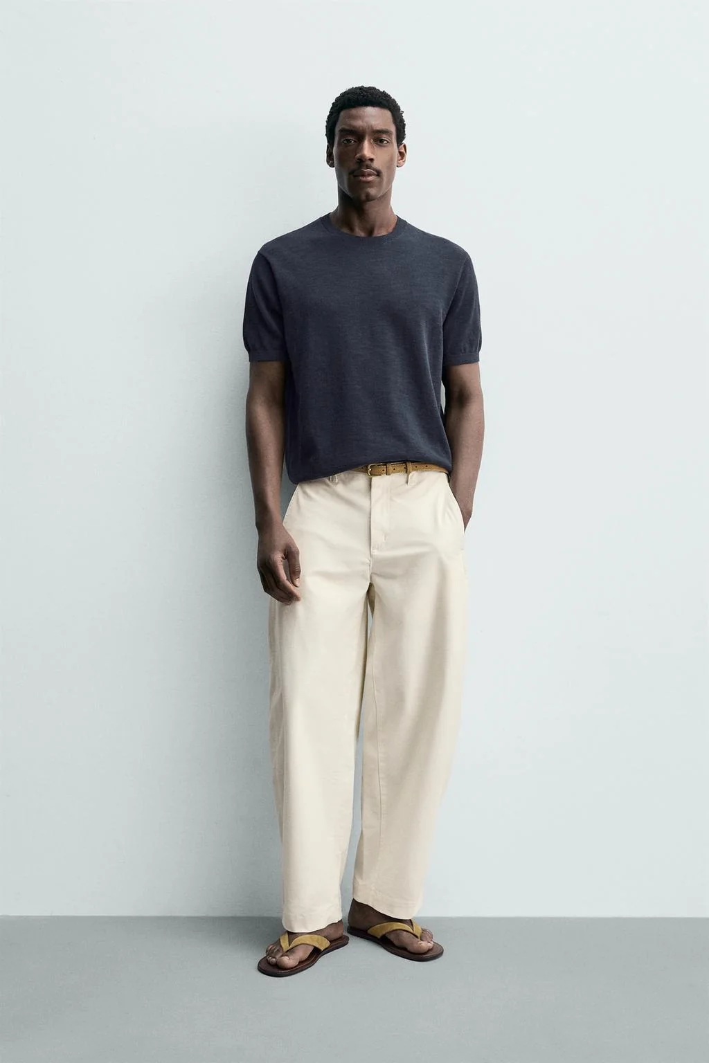 REGULAR FIT KNIT T-SHIRT