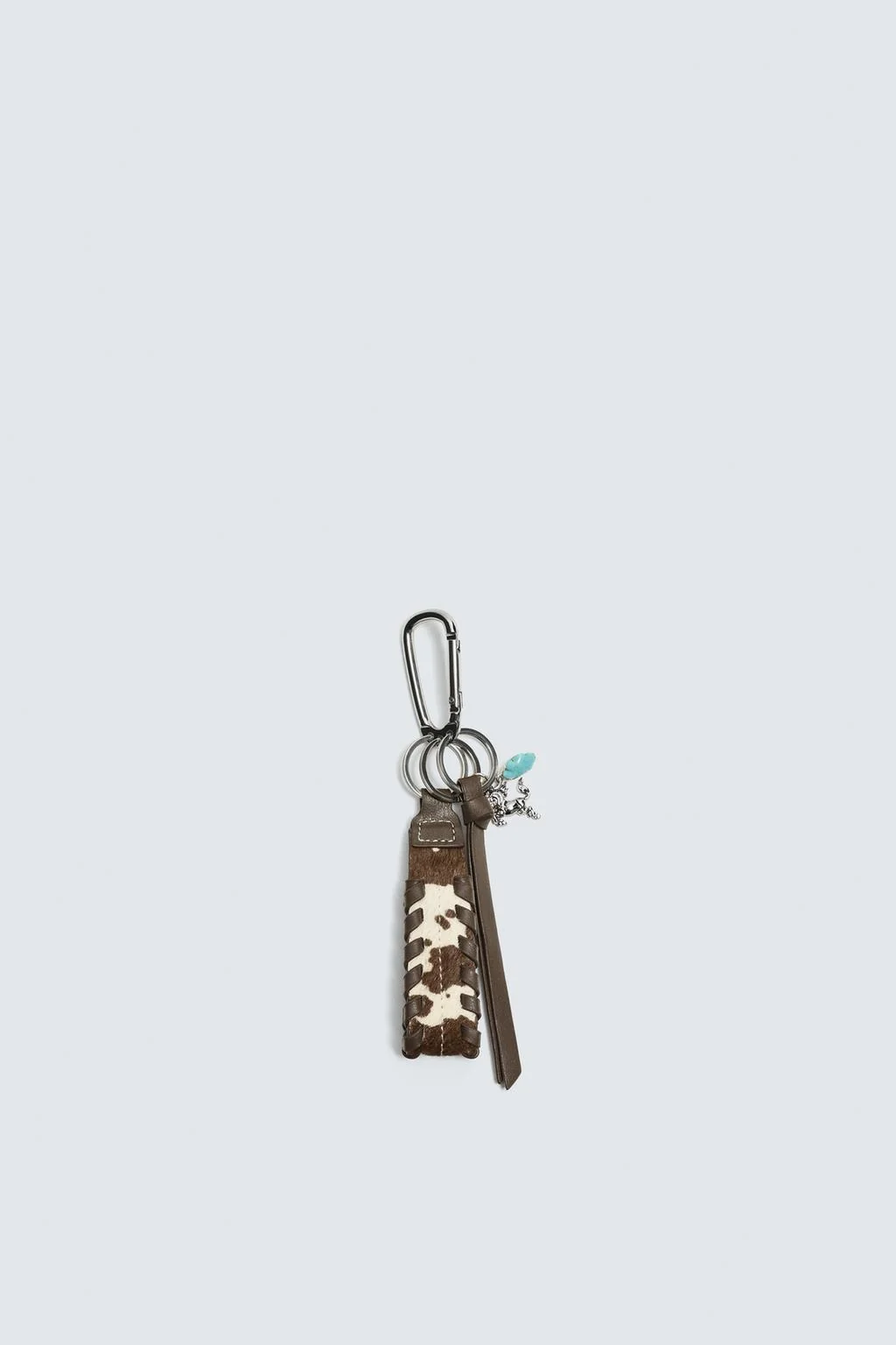 SHEEPSKIN LEATHER KEYRING
