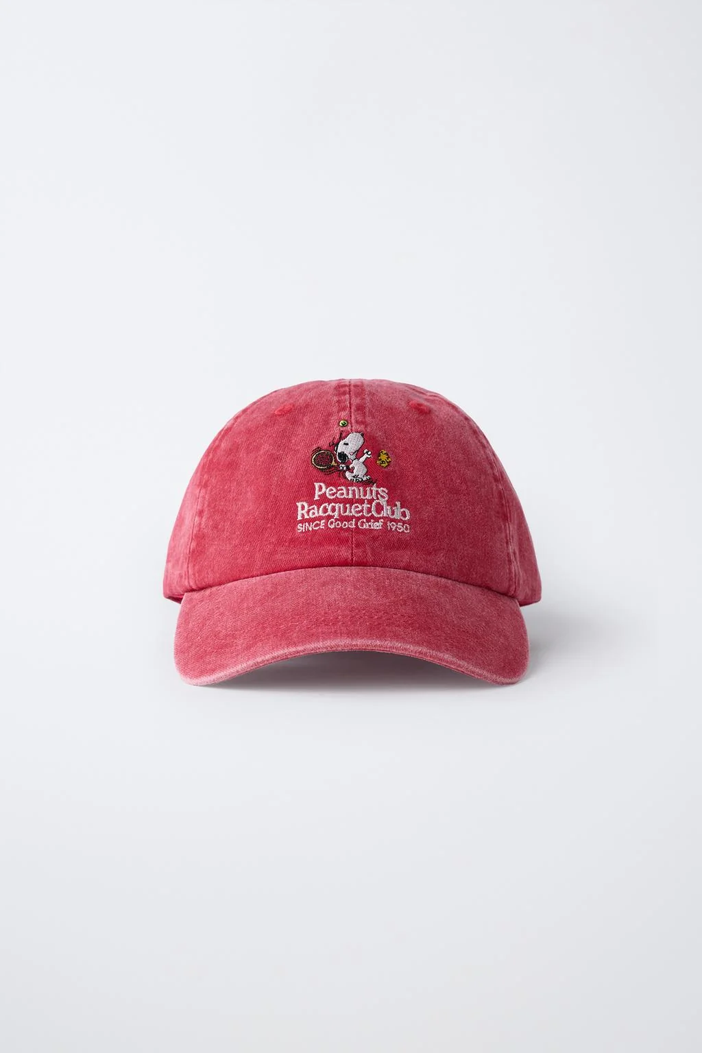 Кепка с вышивкой Snoopy Peanuts™ эффектом стирки — Арахис ©