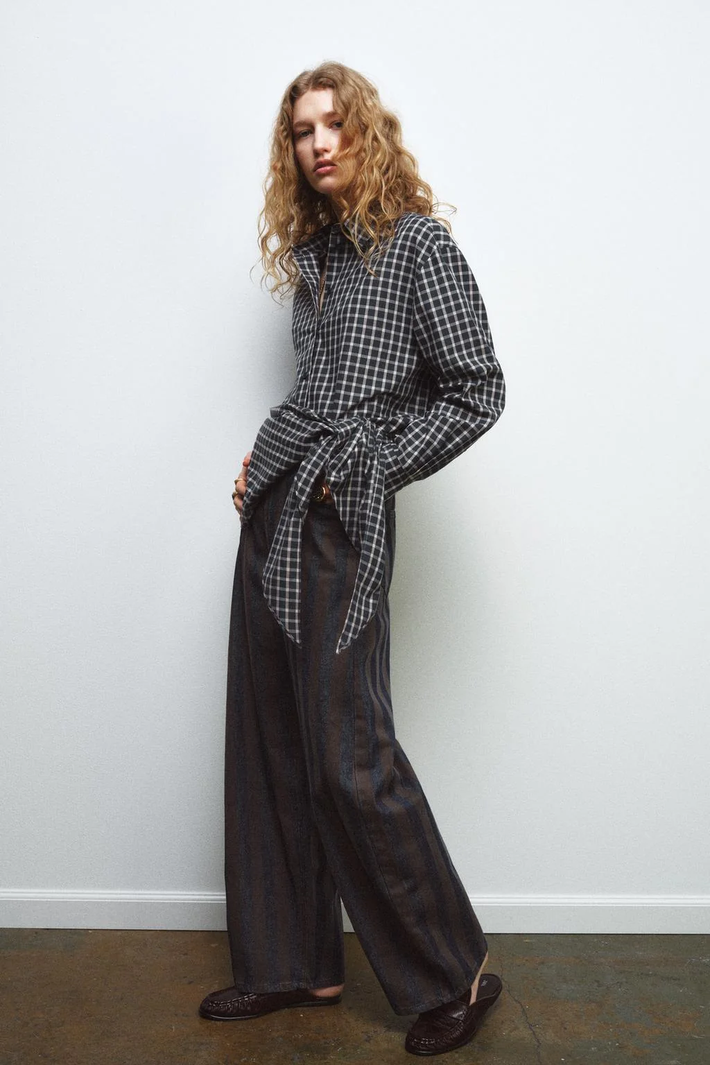 Кожаные мюли-лоферы