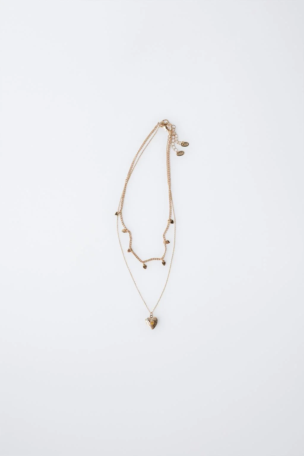 Набор из 2 колец с сердечками