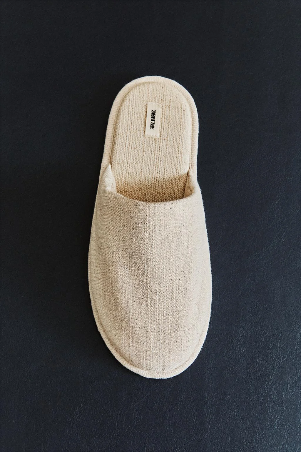 Льняные тапочки