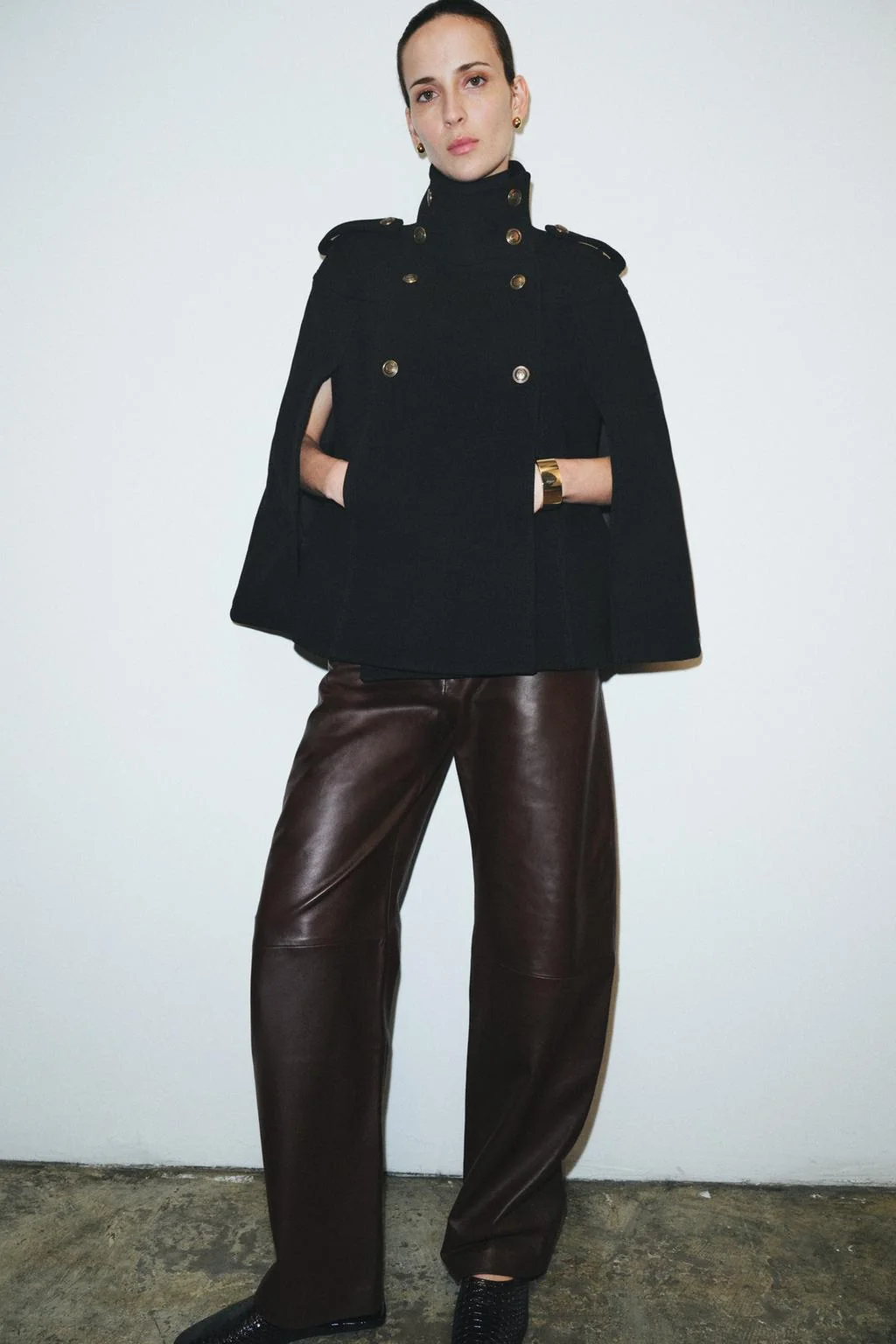 Мантия из шерстяной смеси ZW COLLECTION