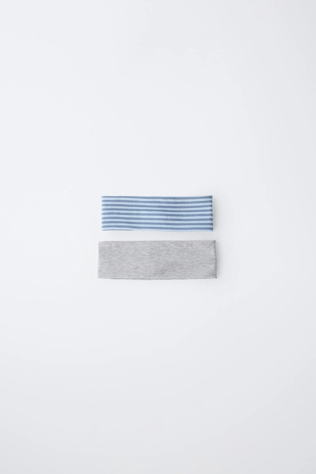 2-PACK OF STRIPED ELASTICATED HEADBANDS
