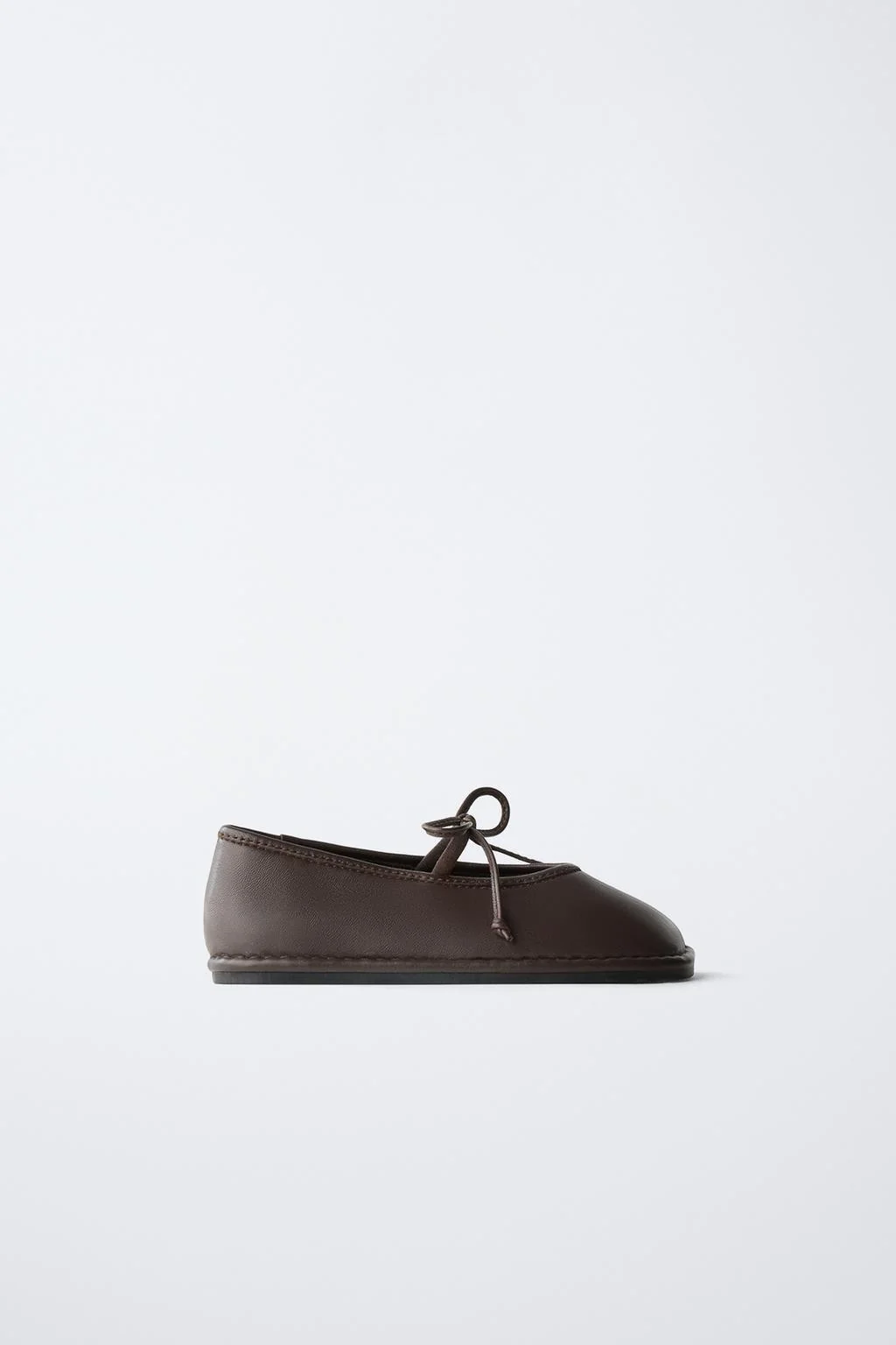 Кожаные балетки — Зара Таймлесс