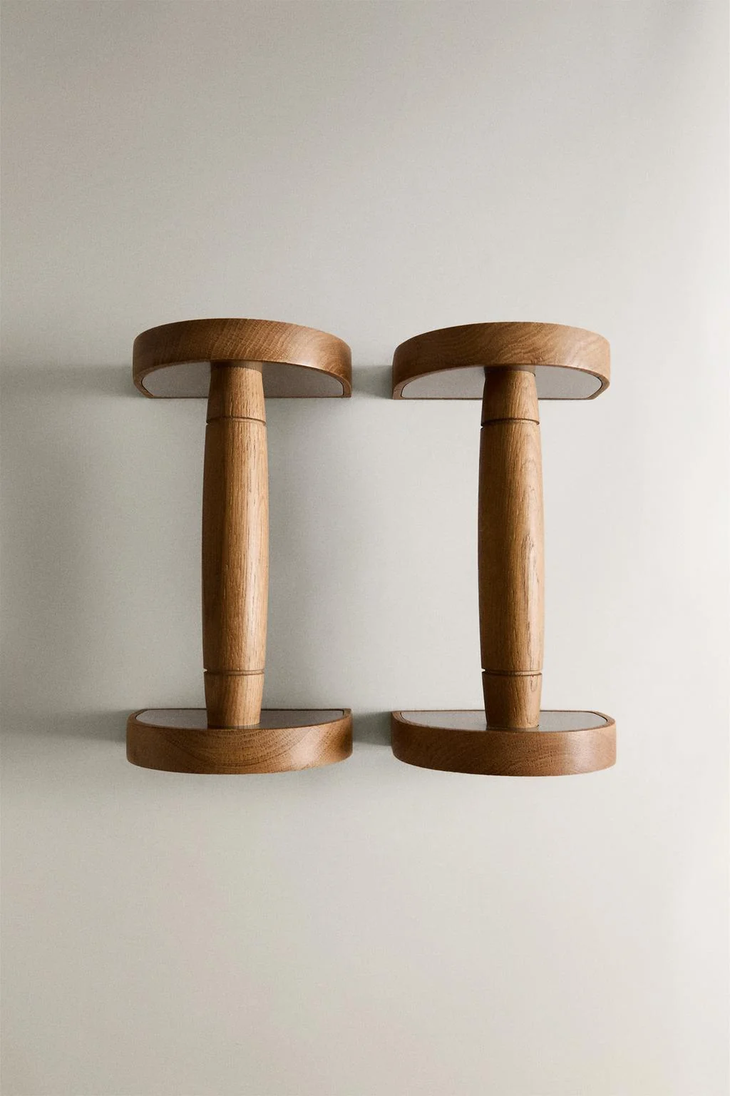 Набор из 2 деревянных упоров для отжиманий из дуба