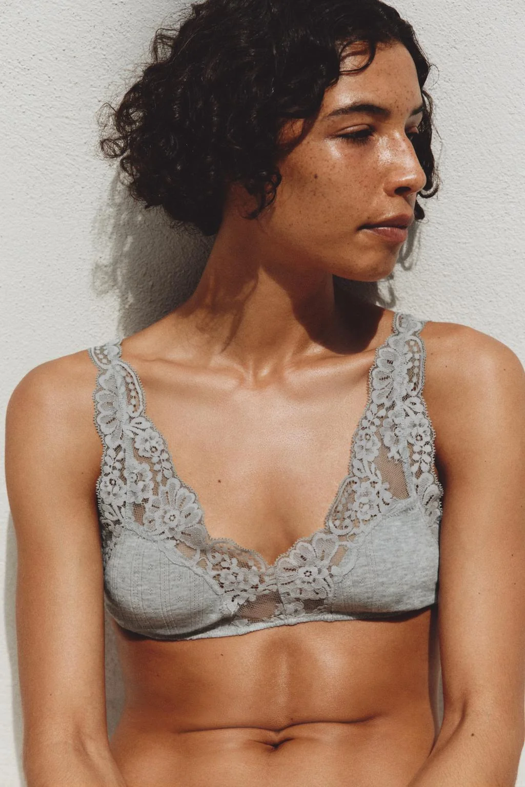 POINTELLE LACE BRALETTE