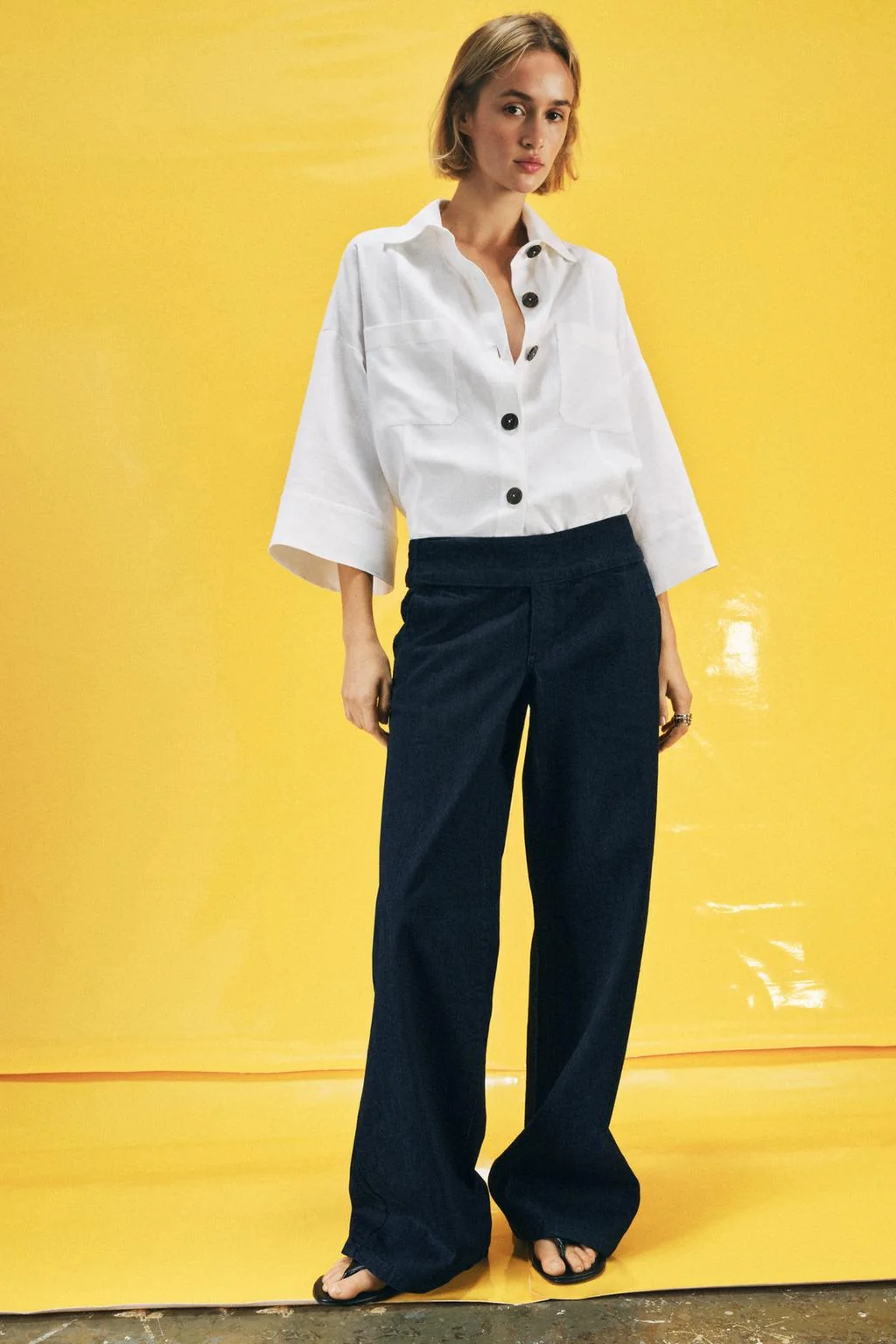 Z1975 широкие брюки с низкой посадкой