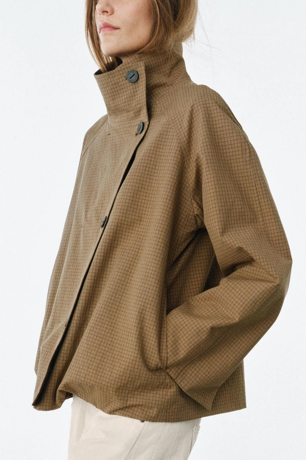 Реверсивная куртка в клетку ZW COLLECTION