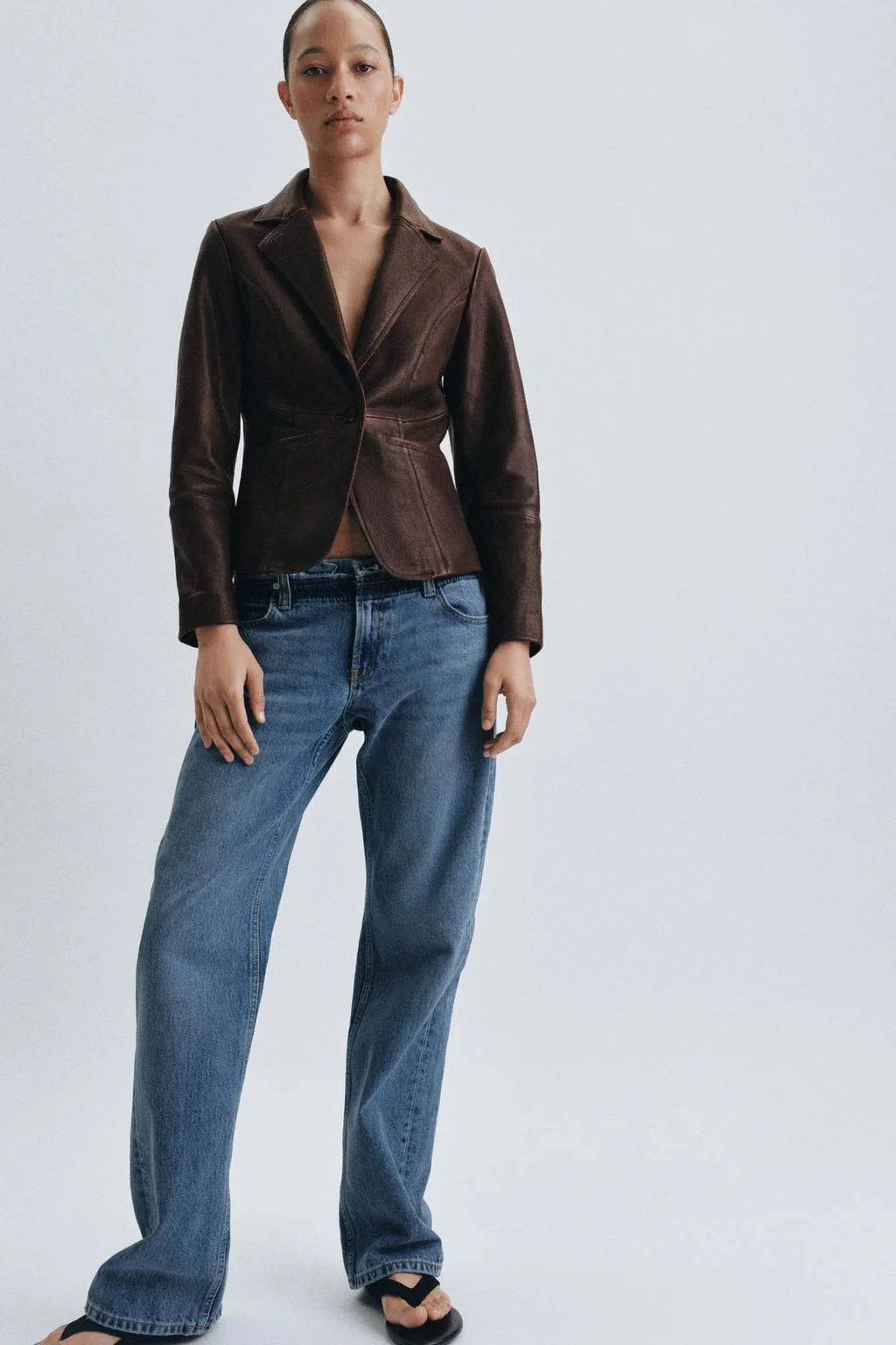 Ограниченная серия: кожаной пиджак из коллекции ZW — Кожа