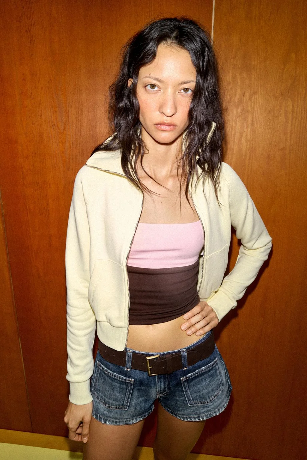 Пояс из разделённой замши 100% — Ремни