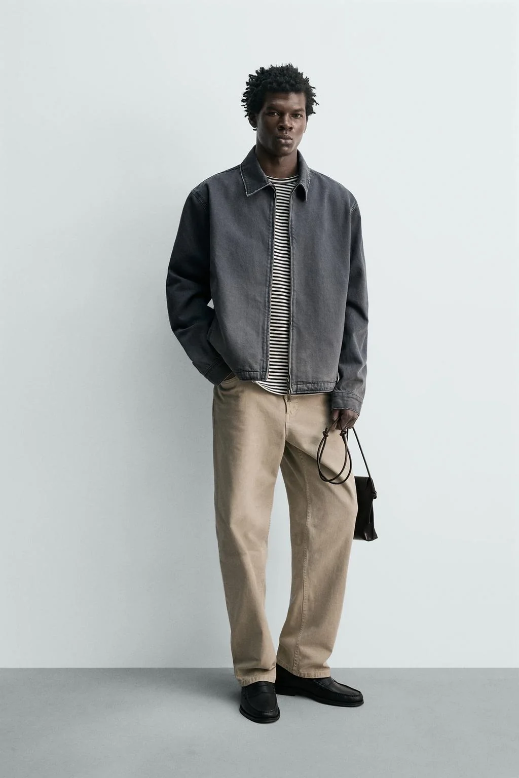 Джинсовая куртка на молнии обычного кроя — Коллекция