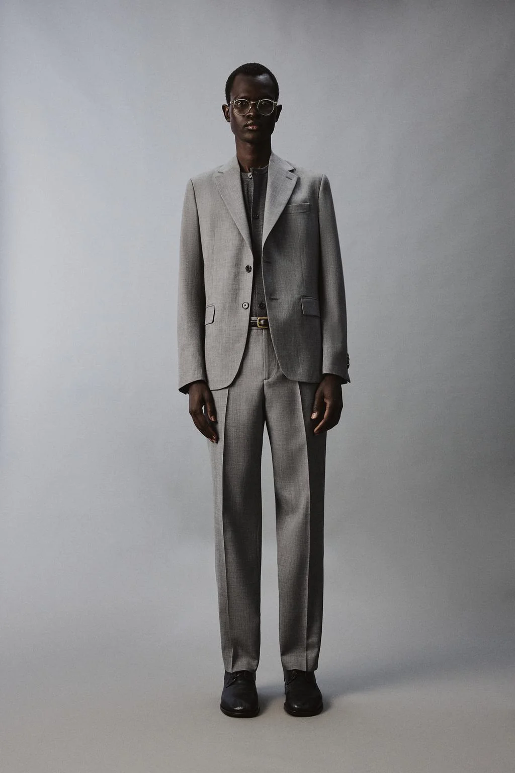 Брюки для костюма из шерстяной смеси зауженного кроя — Таилорированные