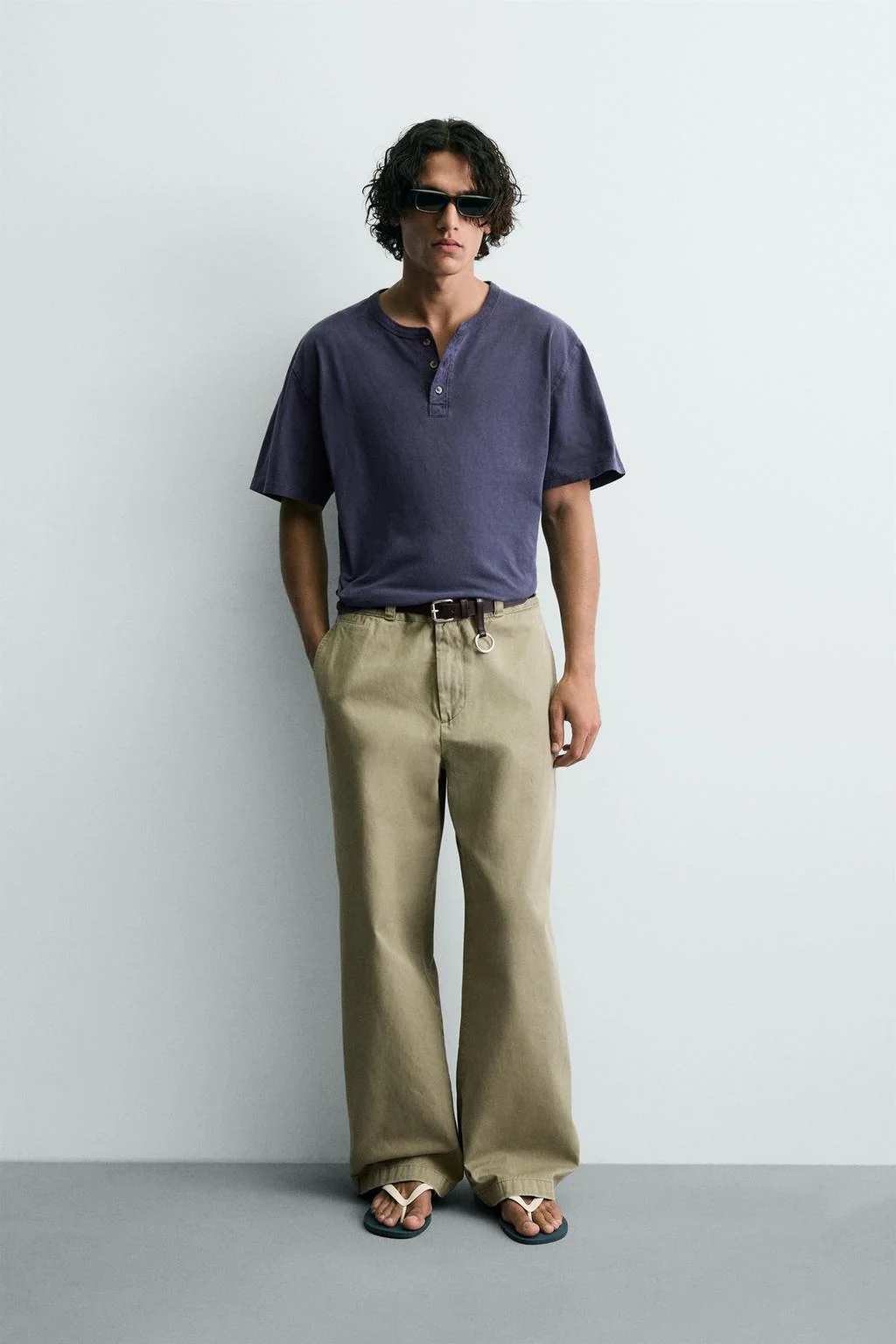 Брюки чино с широкими штанинами — Чиносы