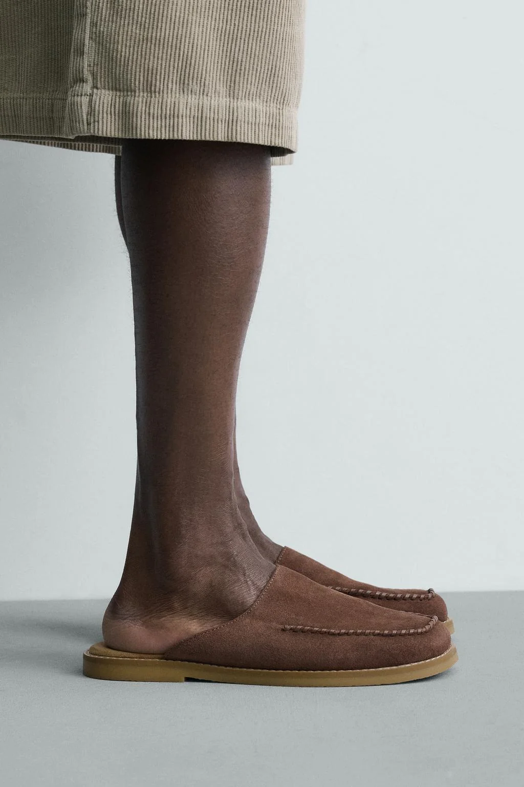 Кожаные сабо — Обувь