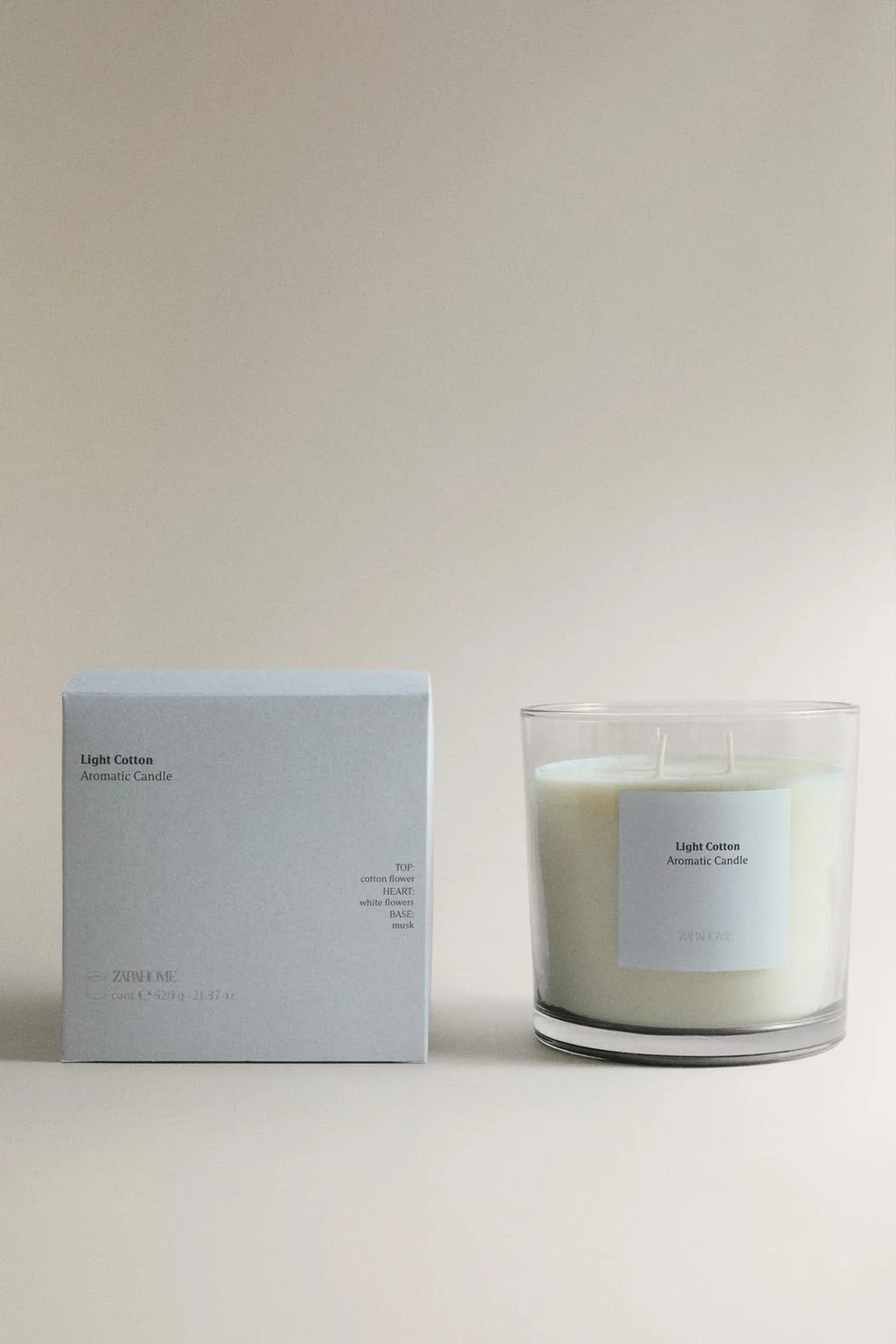 (620 Г) ароматическая свеча LIGHT COTTON