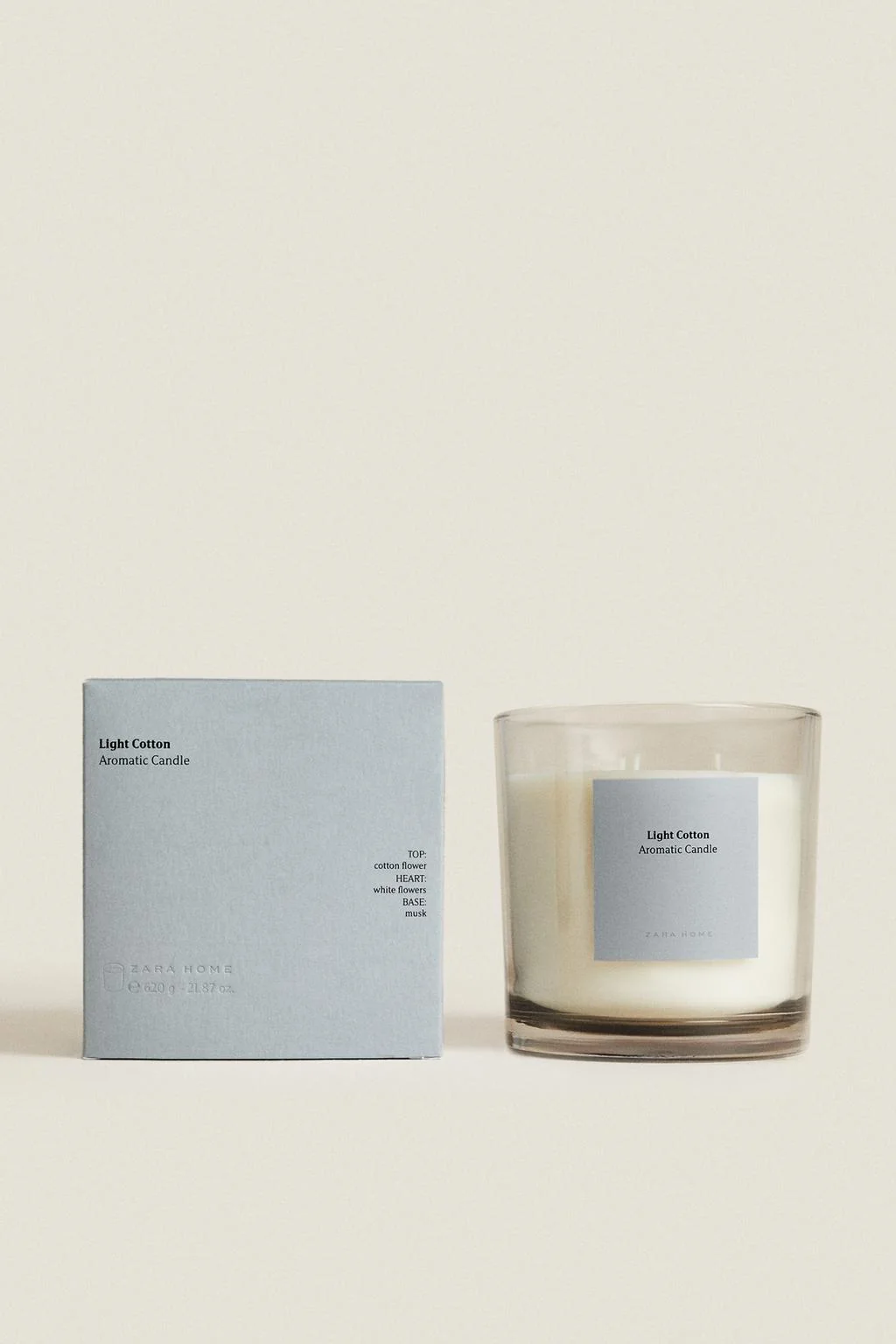 (620 Г) АРОМАТИЧЕСКАЯ СВЕЧА LIGHT COTTON