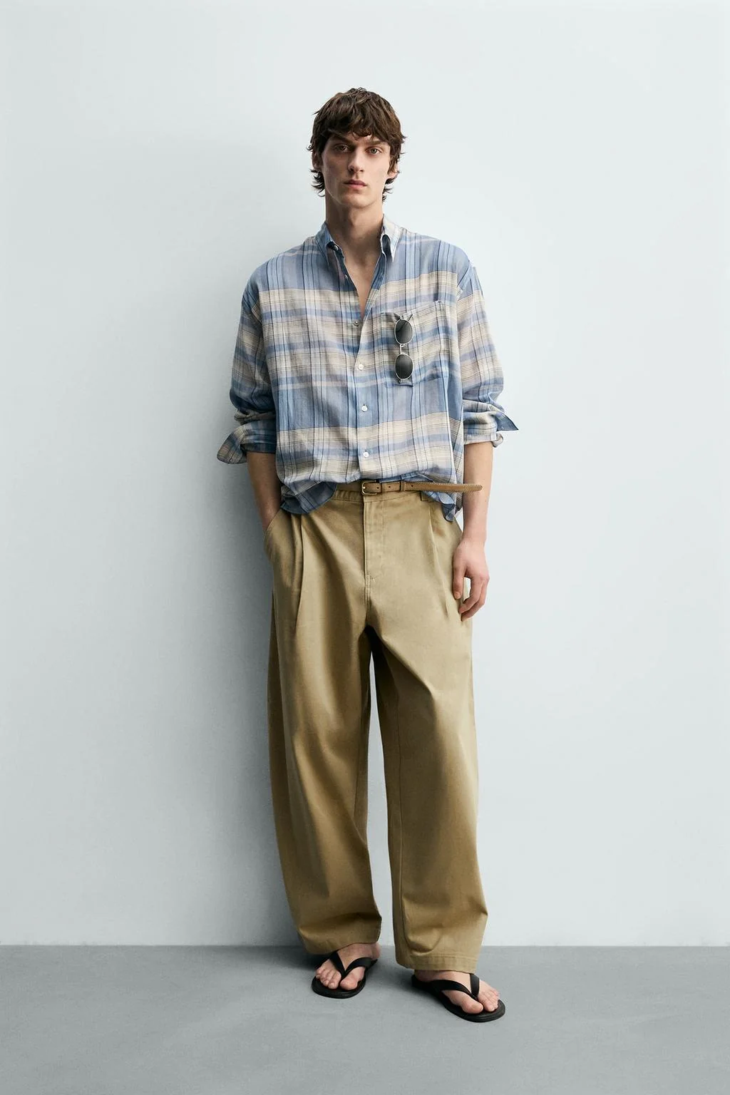 Рубашка свободного кроя в клетку — Специальная серия