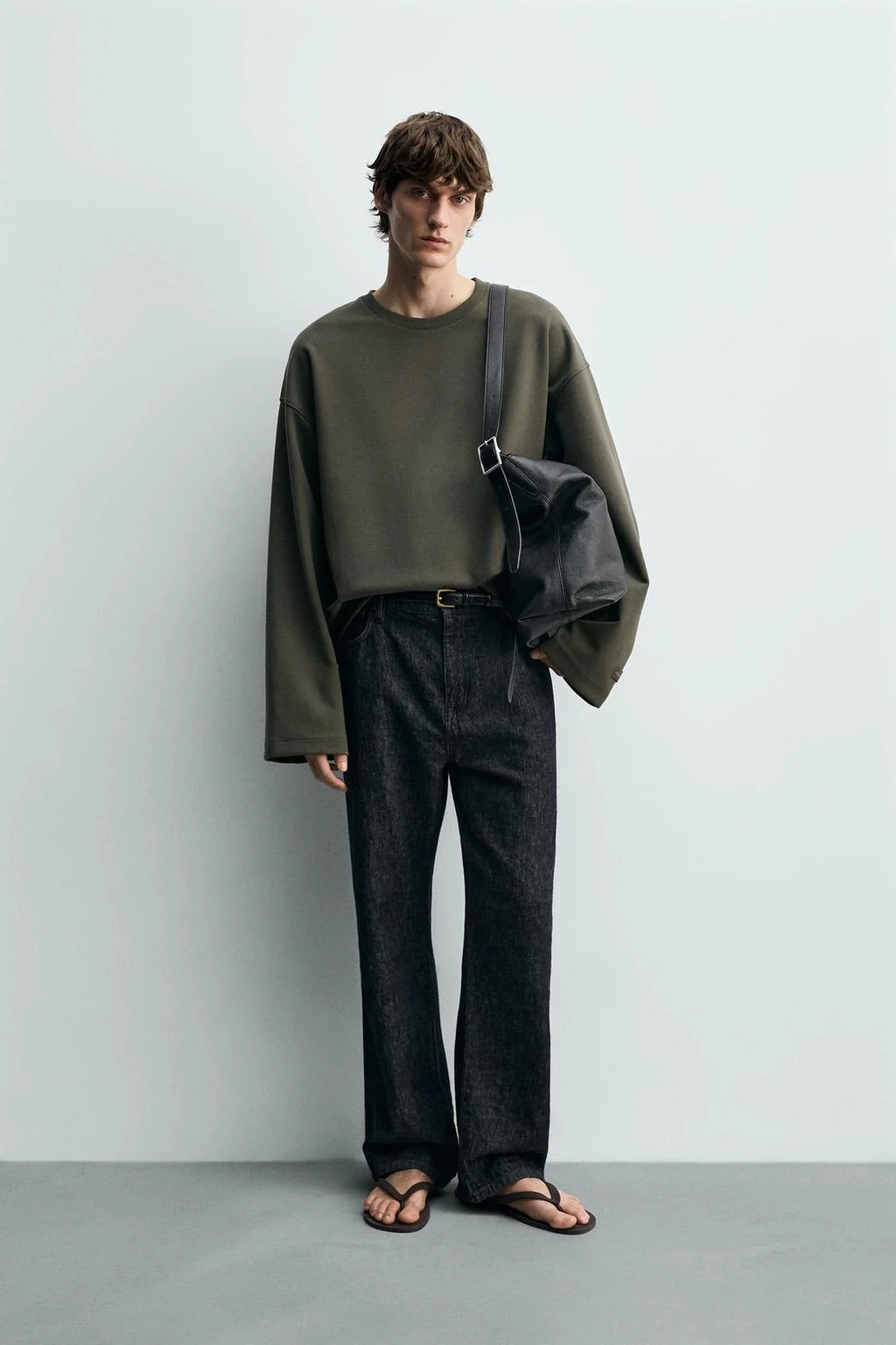 Укороченный свитшот из интерлока — Худи | свитера