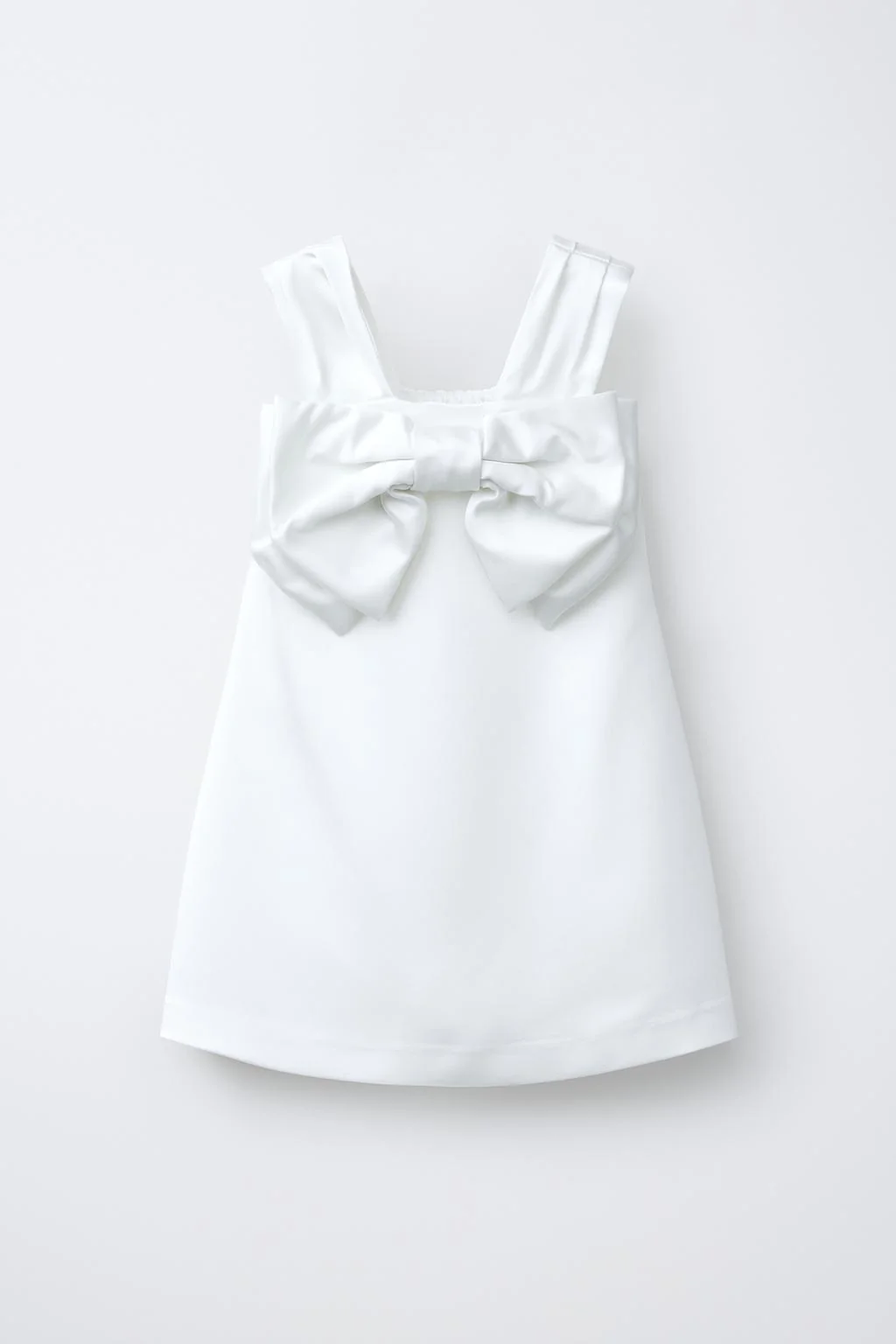 SATIN DRESS WITH BOW