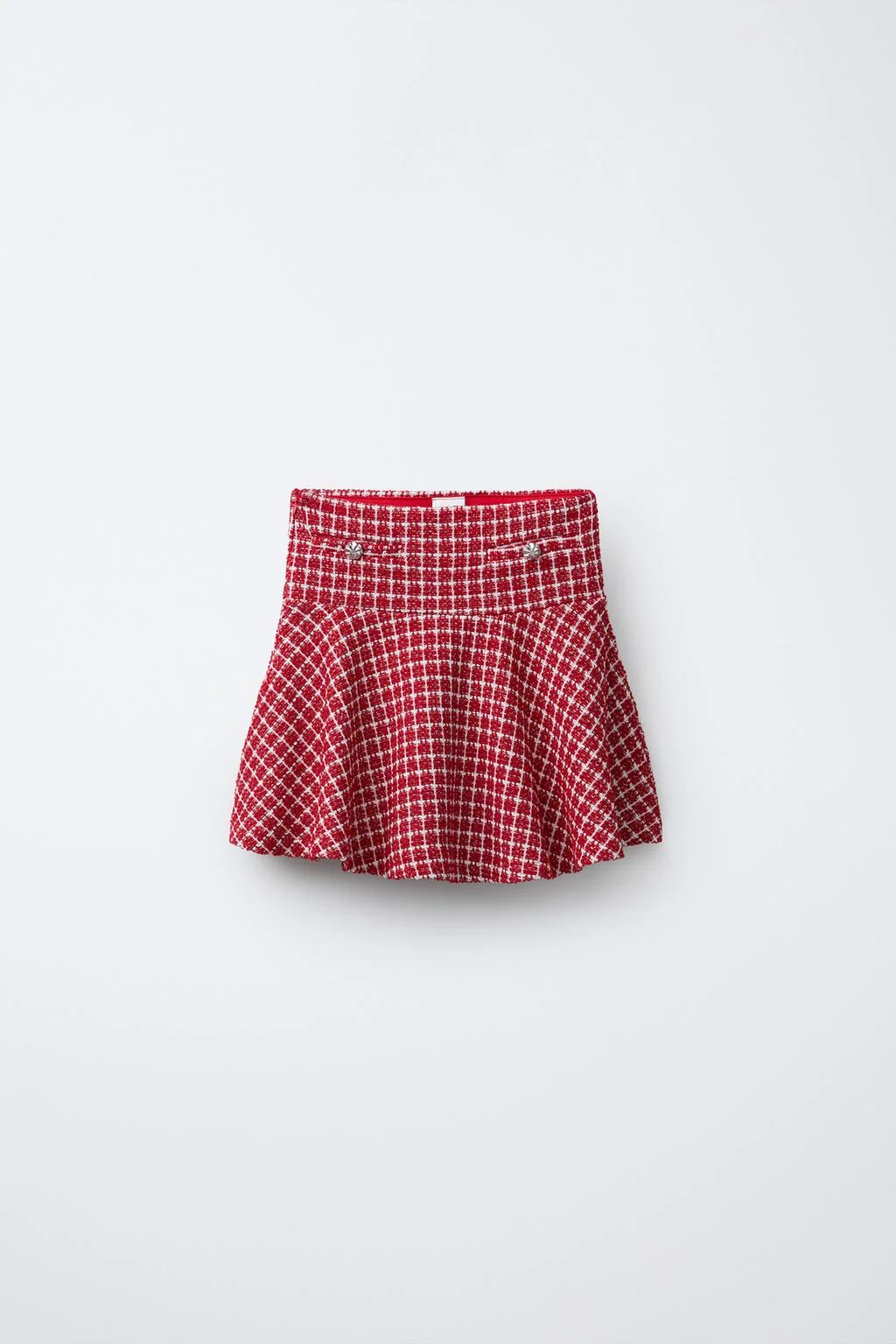 STRUCTURED SKIRT WITH BUTTONS