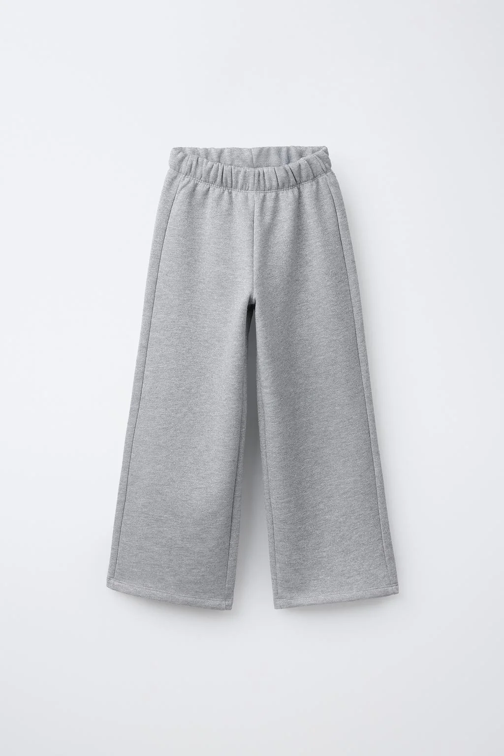 SHINY WIDE-LEG TROUSERS