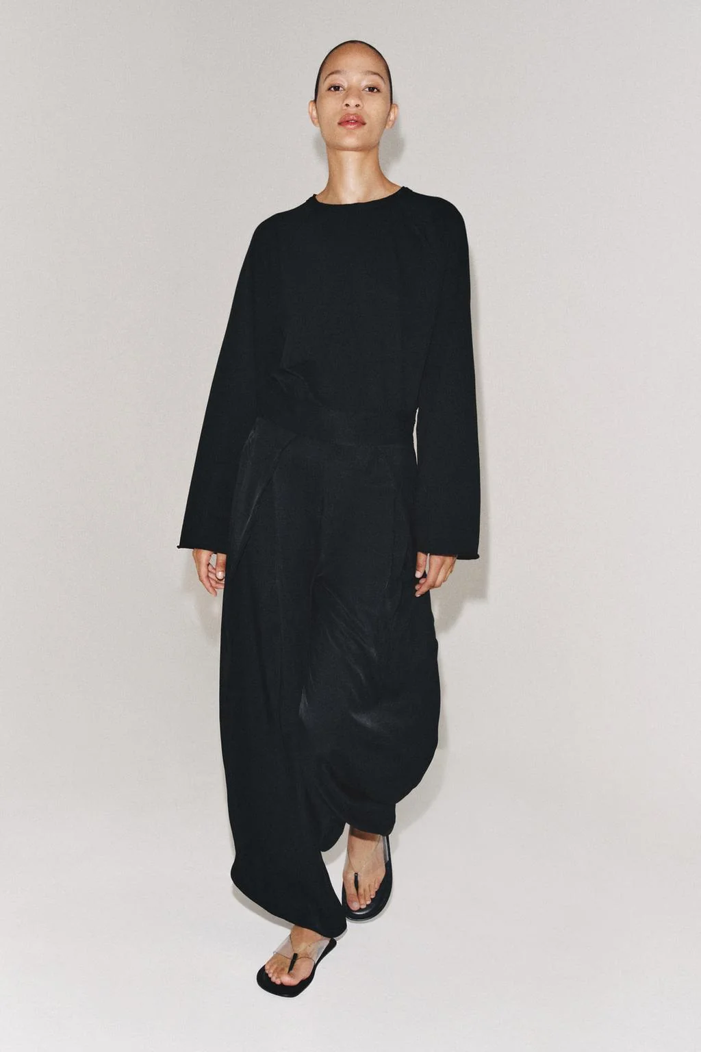 БРЮКИ С РАЗРЕЗАМИ ZW COLLECTION