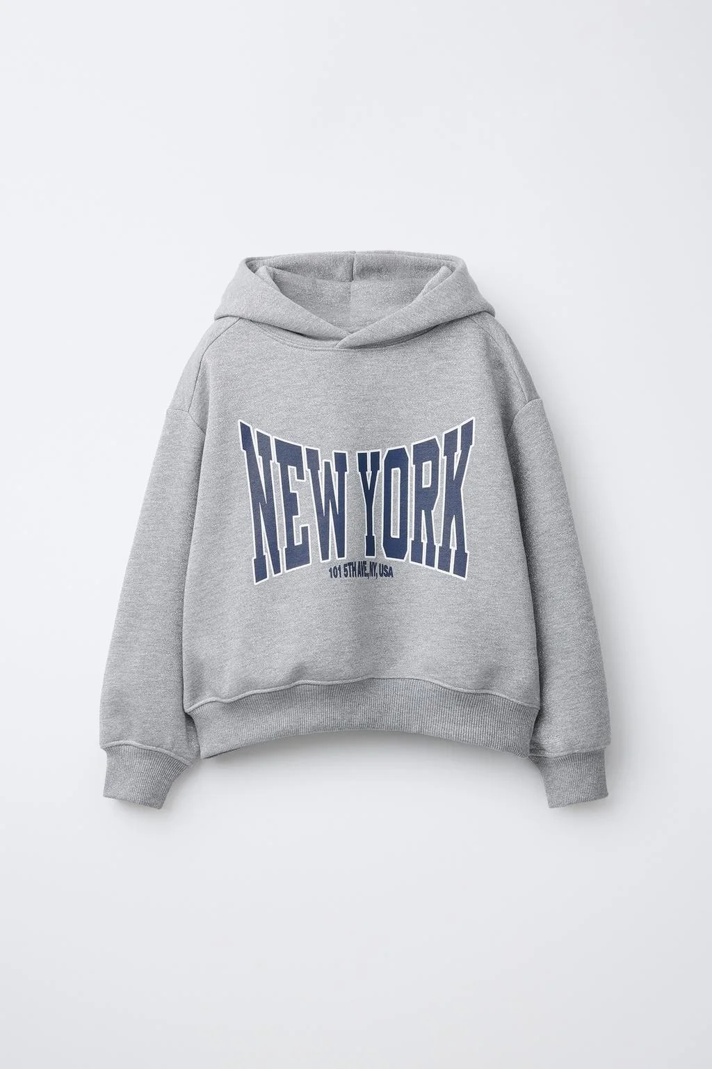 SHINY SLOGAN SWEATSHIRT