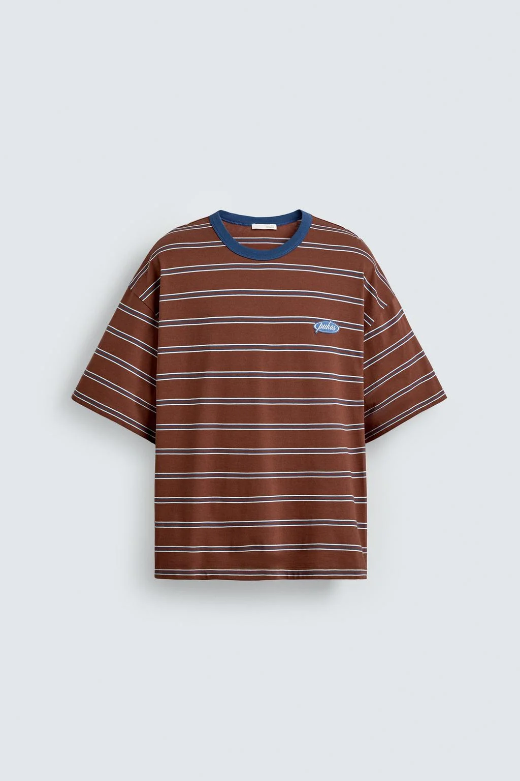Футболка в полоску из жаккарда PUKAS SURF X ZARA