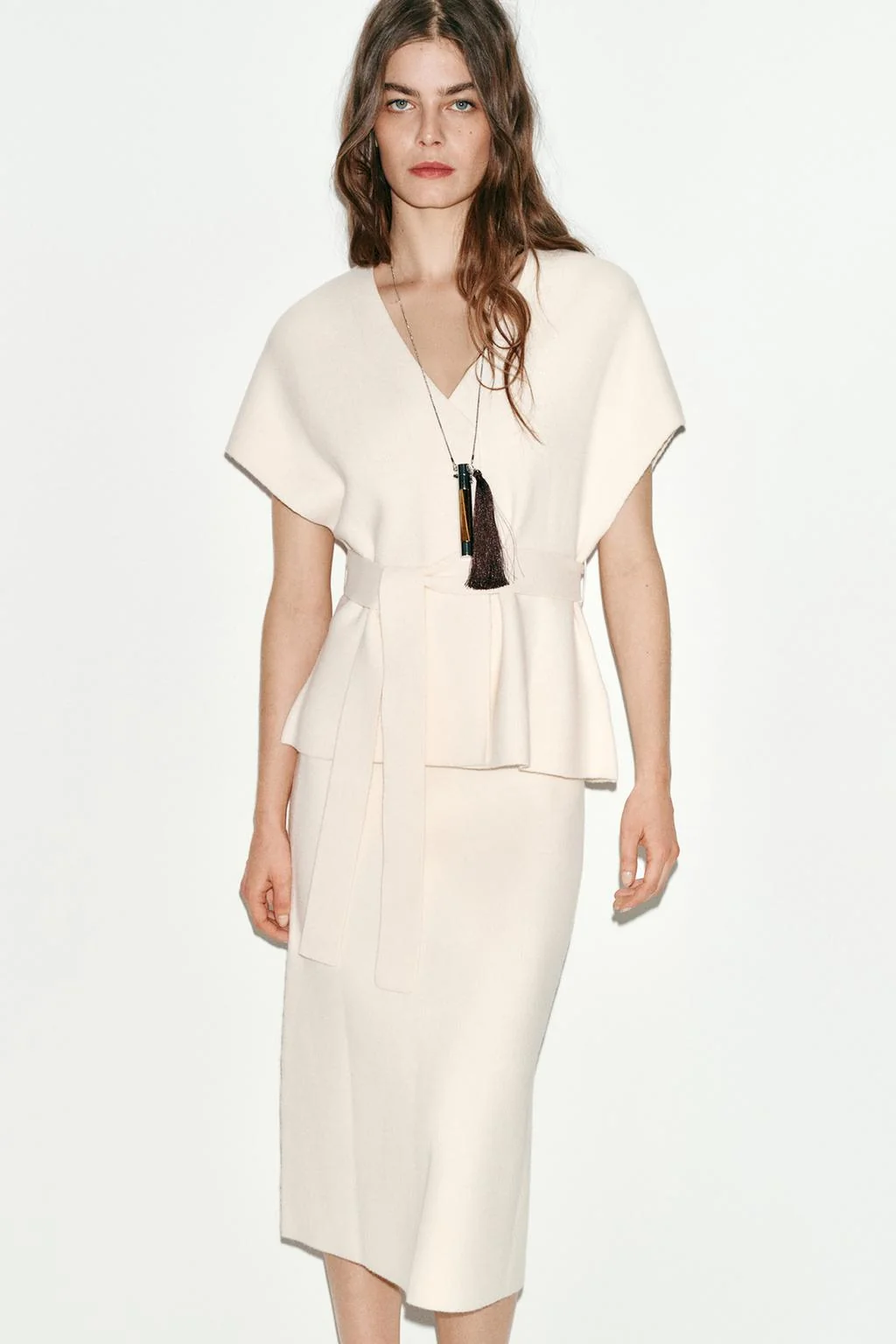 Жилет с поясом