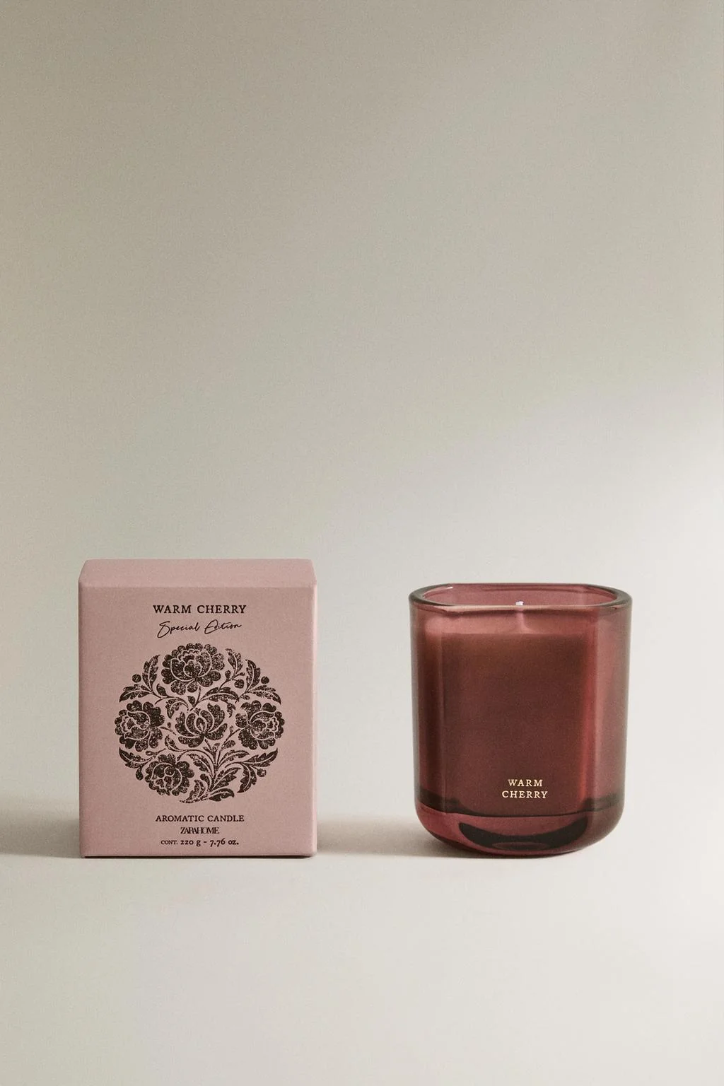 (220 Г) АРОМАТИЧЕСКАЯ СВЕЧА ТЕПЛАЯ ВИШНЯ — Резиновые фитилеи и свечи