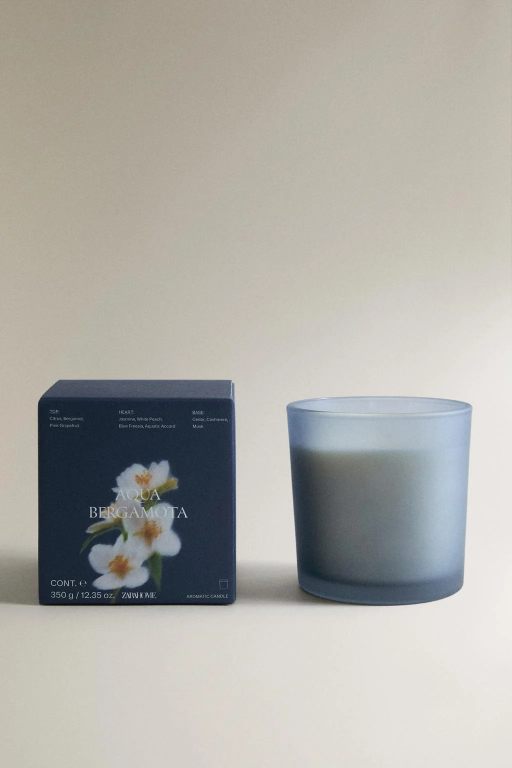 (350 G) AQUA BERGAMOTA SCENTED CANDLE