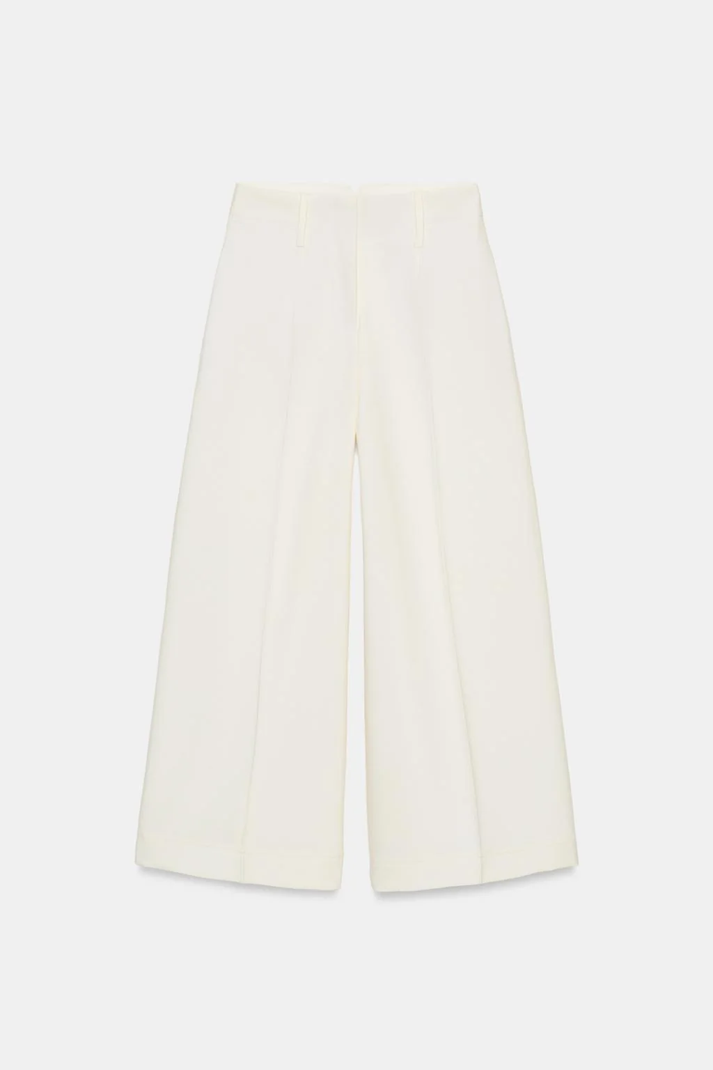 SHORT WIDE-LEG TROUSERS