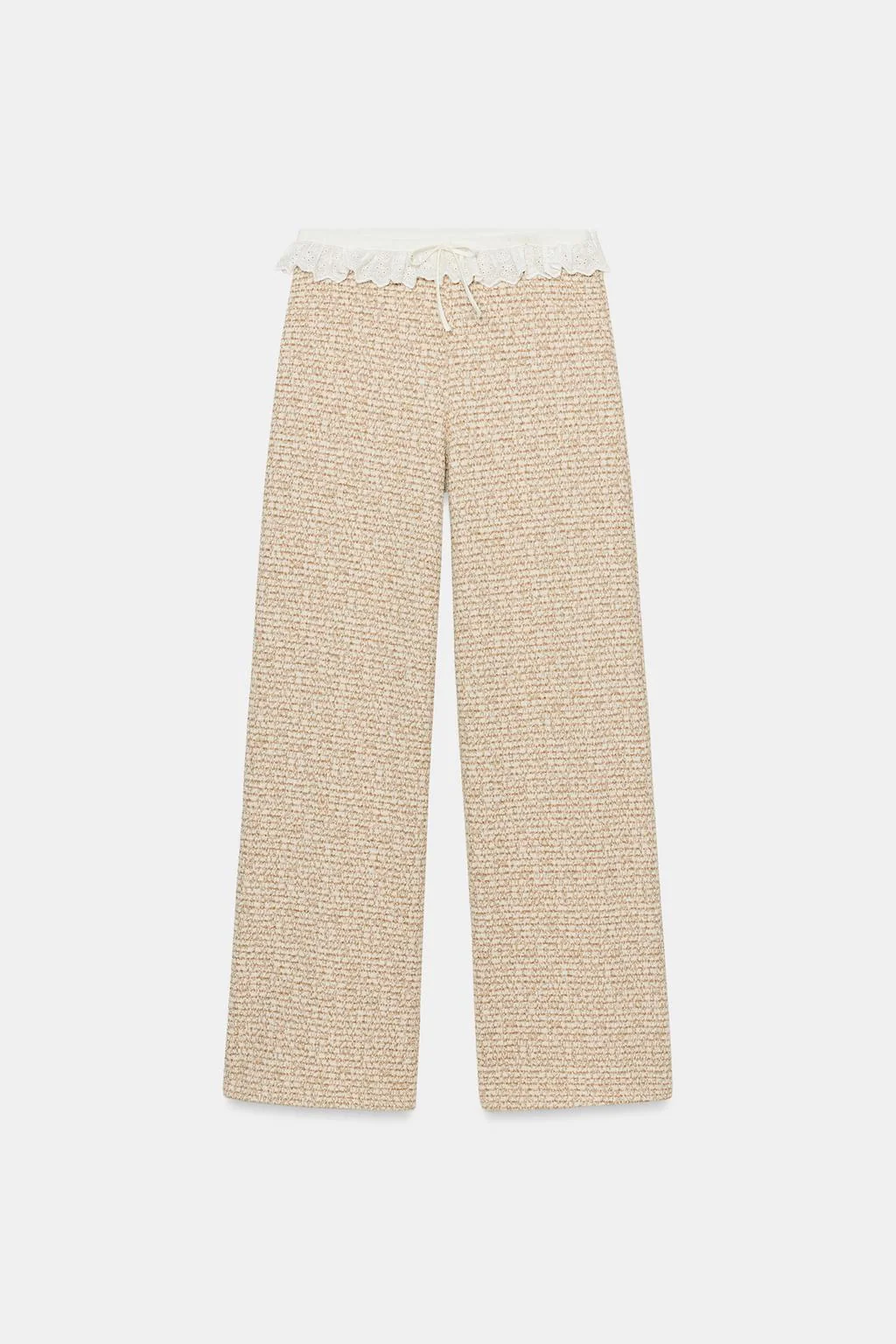 ФАКТУРНЫЕ БРЮКИ С ВОЛАНами