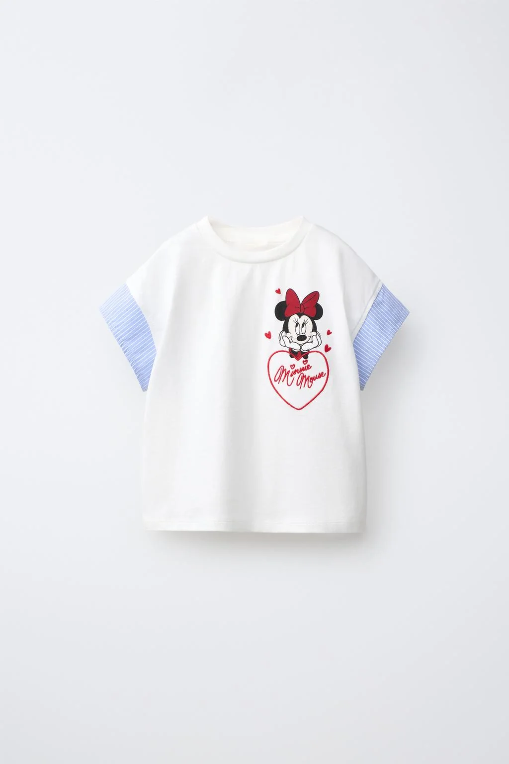 ФУТБОЛКА С КОМБИНИРОВАННЫМ ПРИНТОМ MINNIE MOUSE © DISNEY — Детское