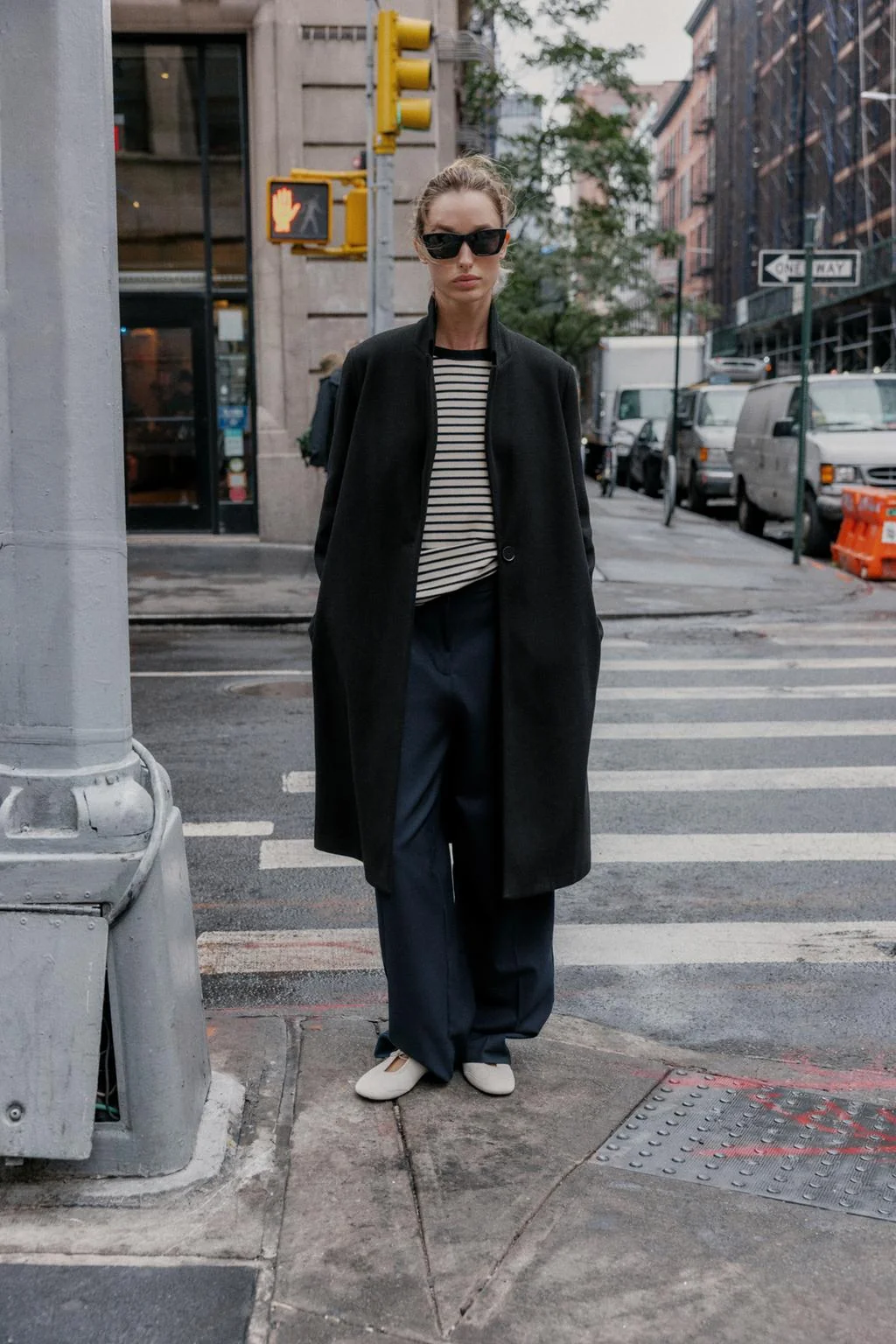 Мягкое базовое пальто