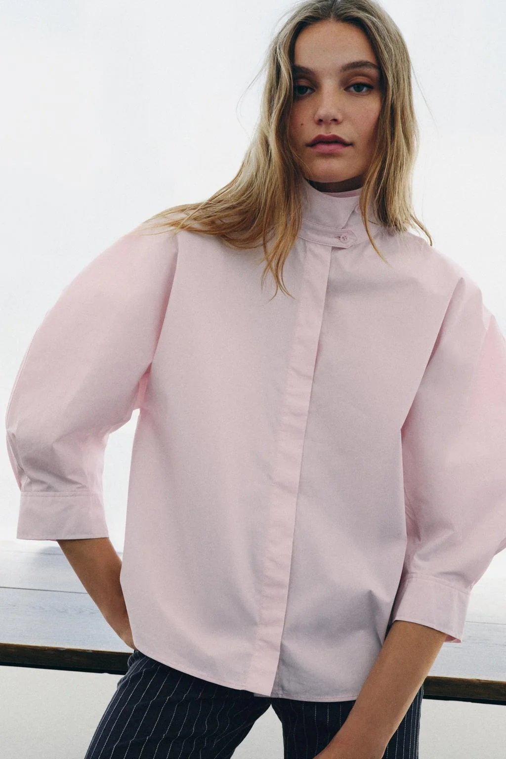 Рубашка с пышными рукавами ZW COLLECTION — Рубашки