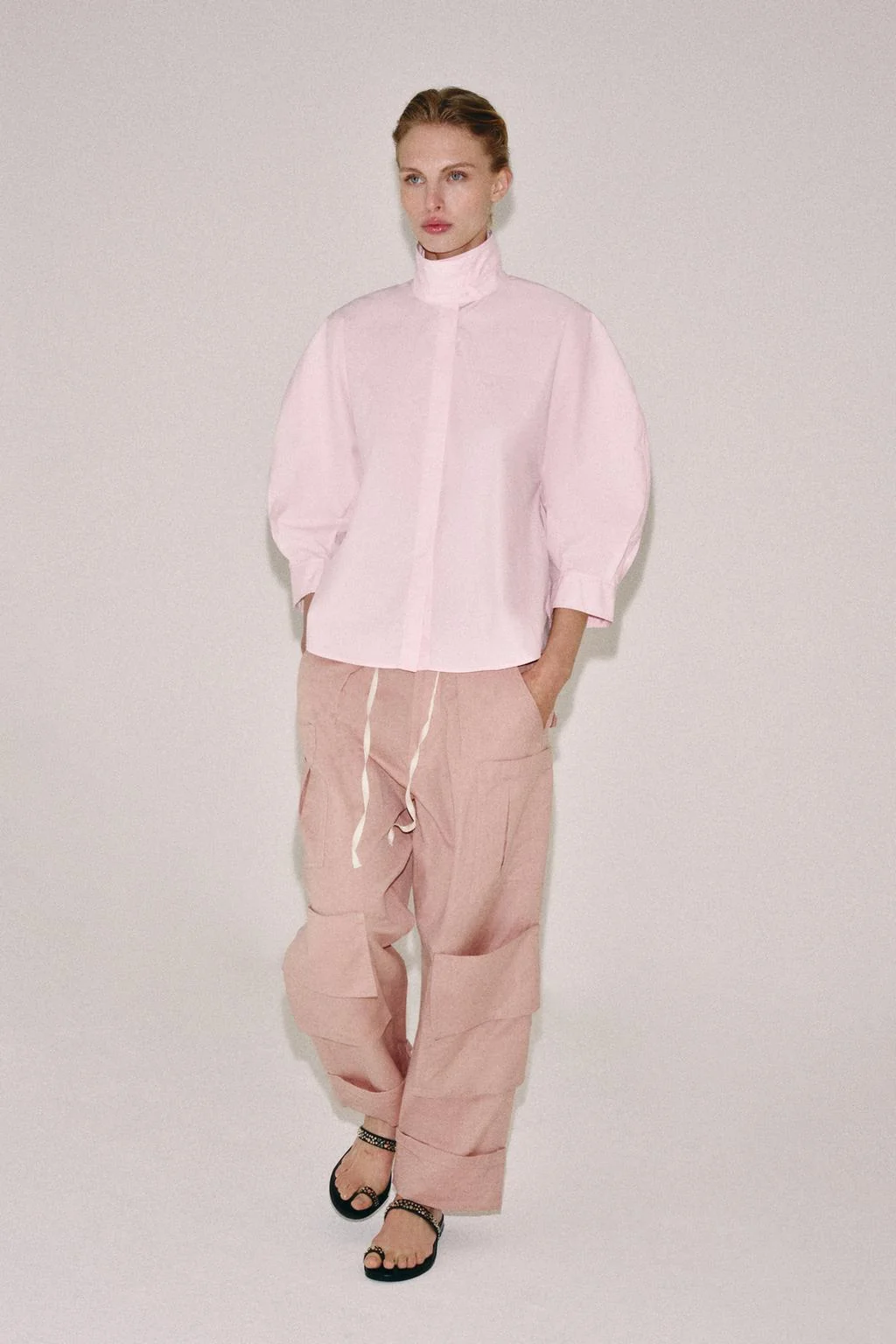 Рубашка с пышными рукавами ZW COLLECTION