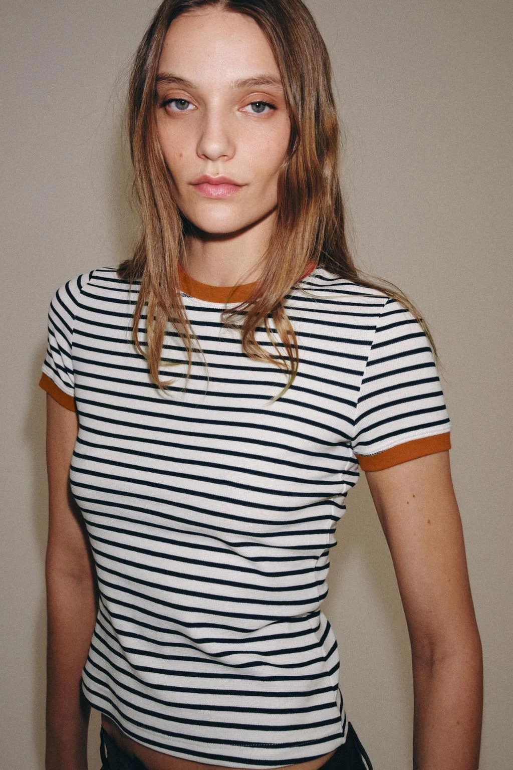 Футболка в полоску с коротким рукавом — Футболки